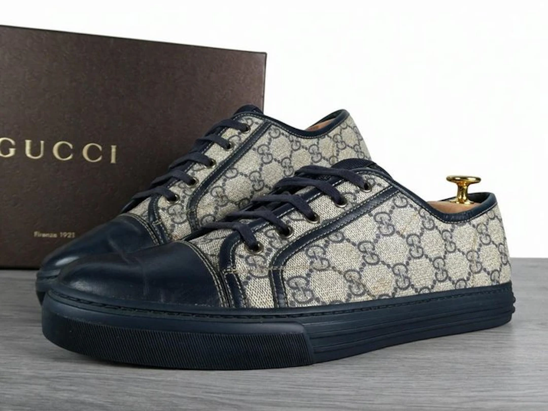 Gucci - GG Supreme Canvas Low-Top - Sneakers - Size: EU 42.5