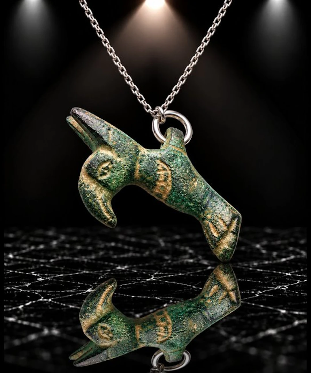 Early Medieval Viking Bronze “The Enchanted Bird of Odin”...