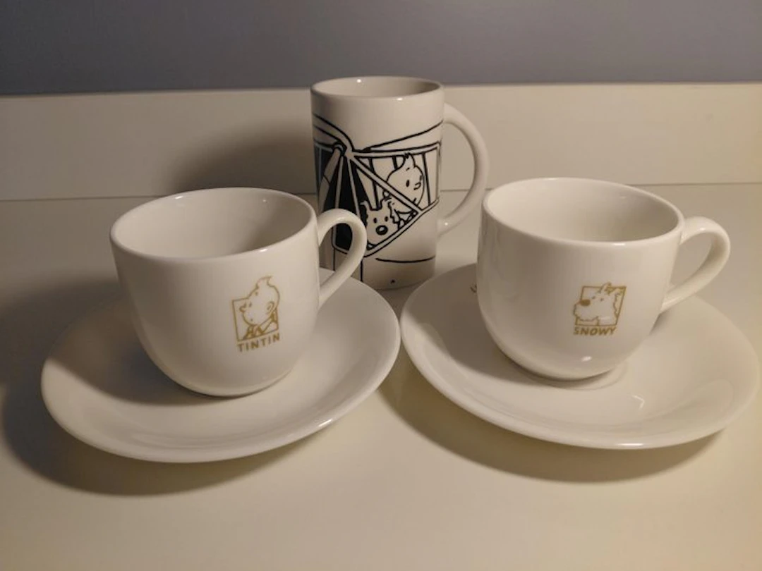 Tintin - 5 Various merchandise objects - Moulinsart