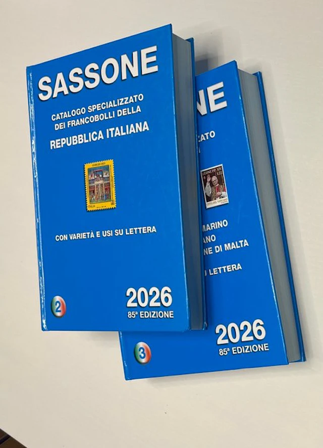 Sassone Specialized Catalogs, Volumes 2 and 3, Year 2026