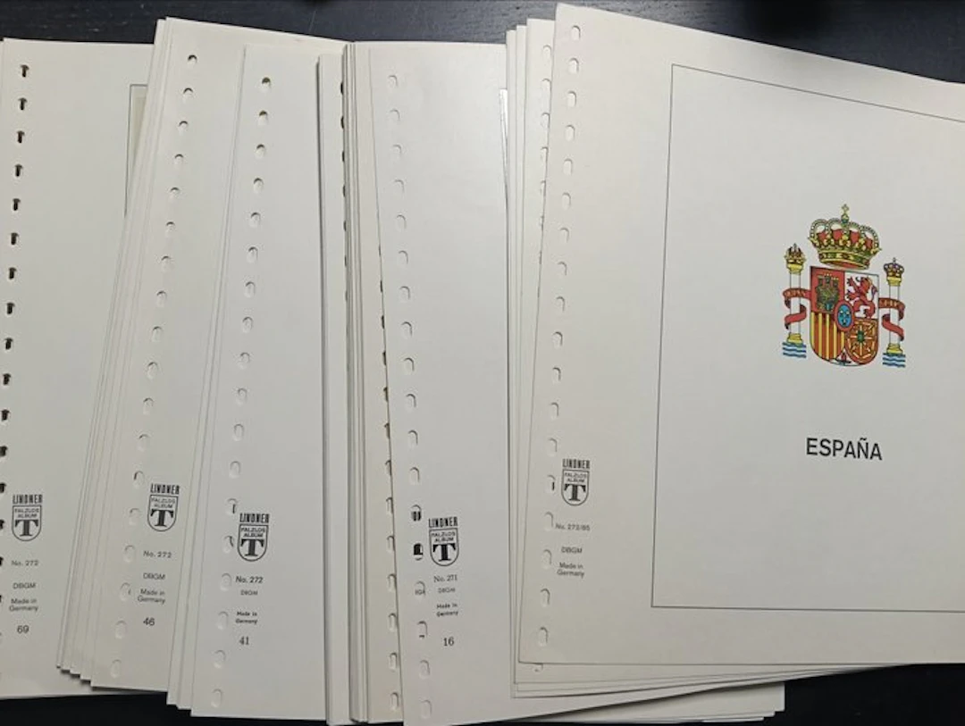 Spain 1972/1988 - A whole stack of lidner Falzlos sheets...