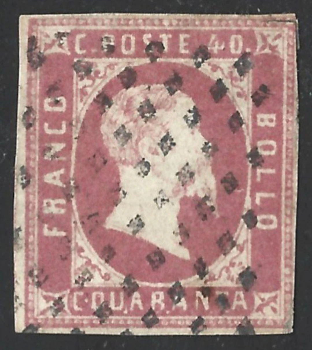 Italian Ancient States - Sardinia 1851 - The emission of Sardinia - Sassone 1