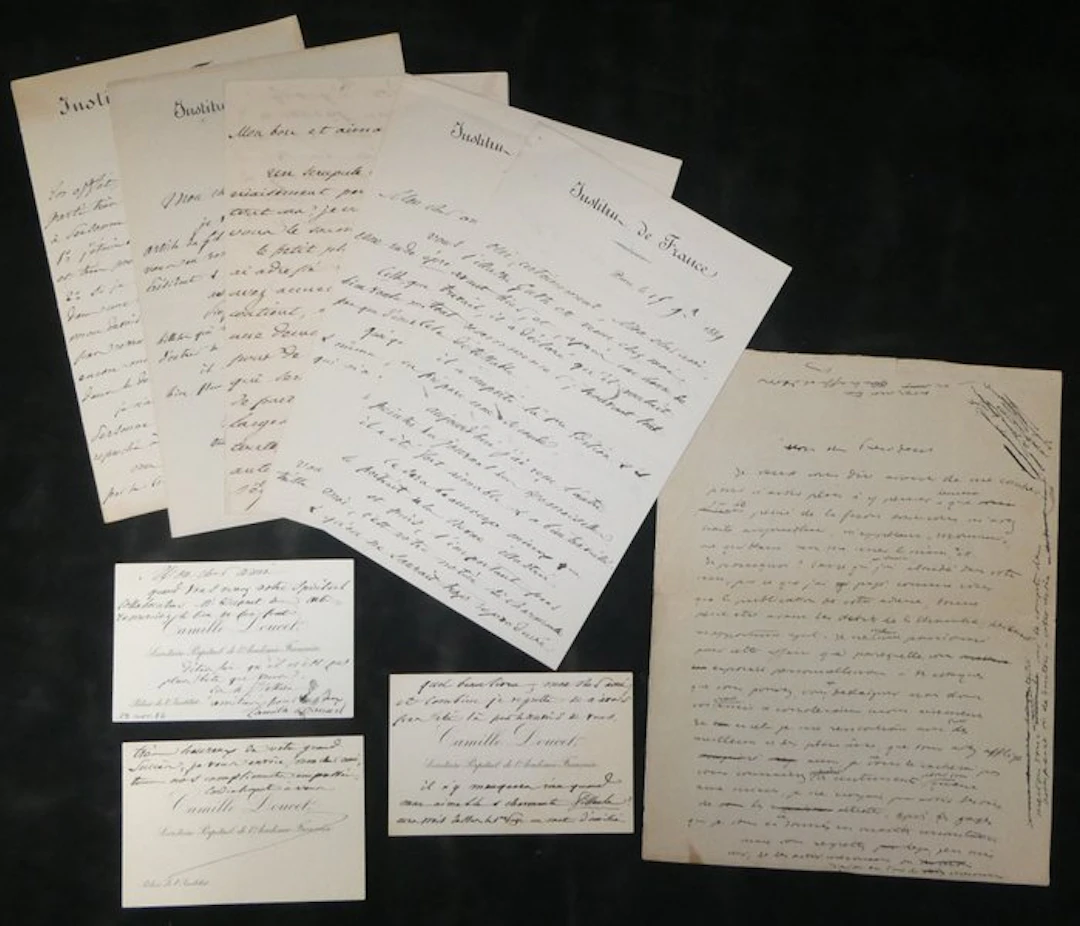 Camille Doucet et Abraham Dreyfus - Dossier croisé de 5 lettres