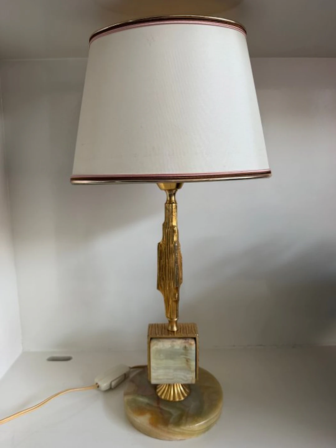 Table lamp - Elegant Mid-Century / Hollywood Regency table lamp