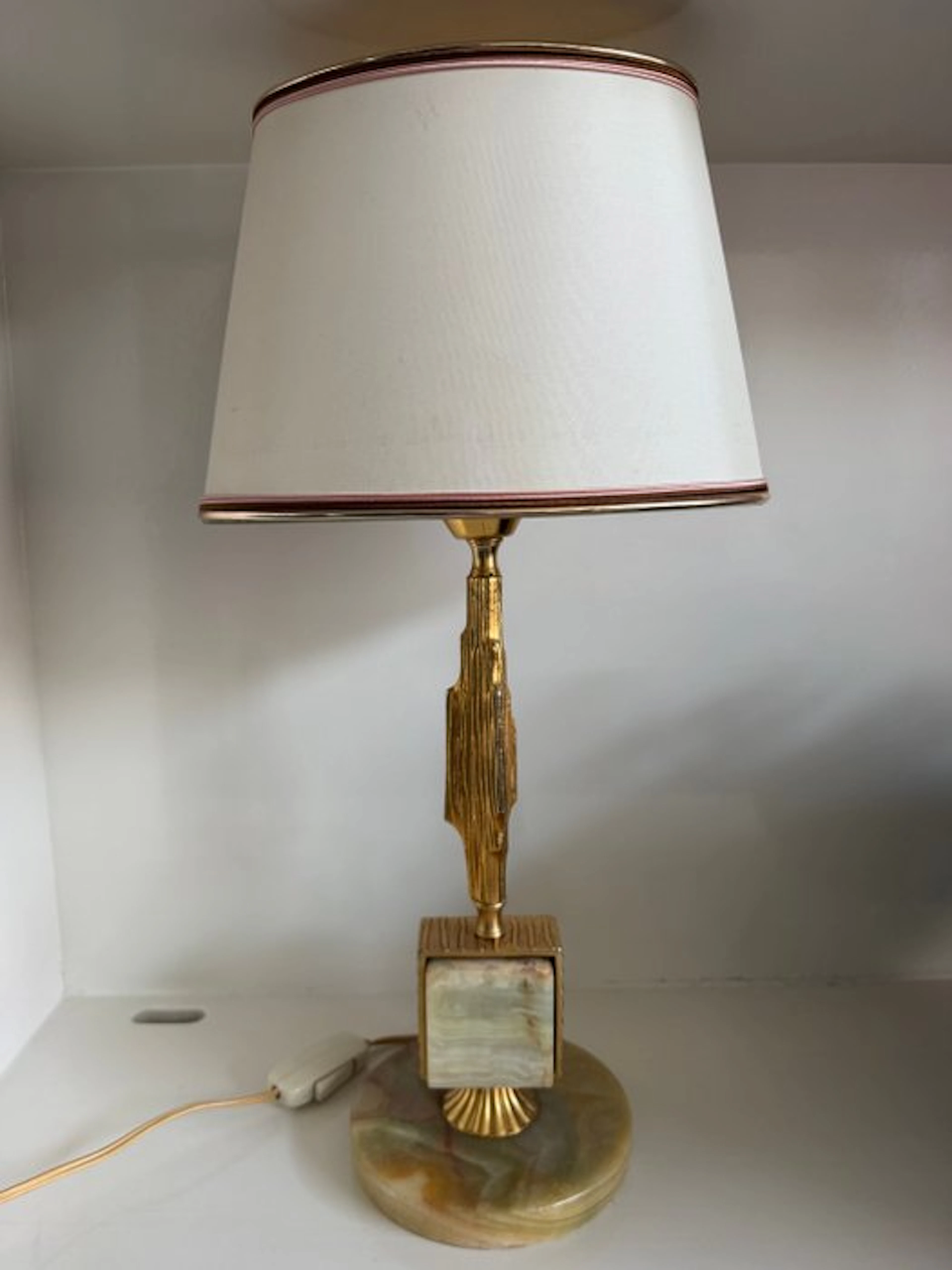 Table lamp - Elegant Mid-Century / Hollywood Regency table lamp