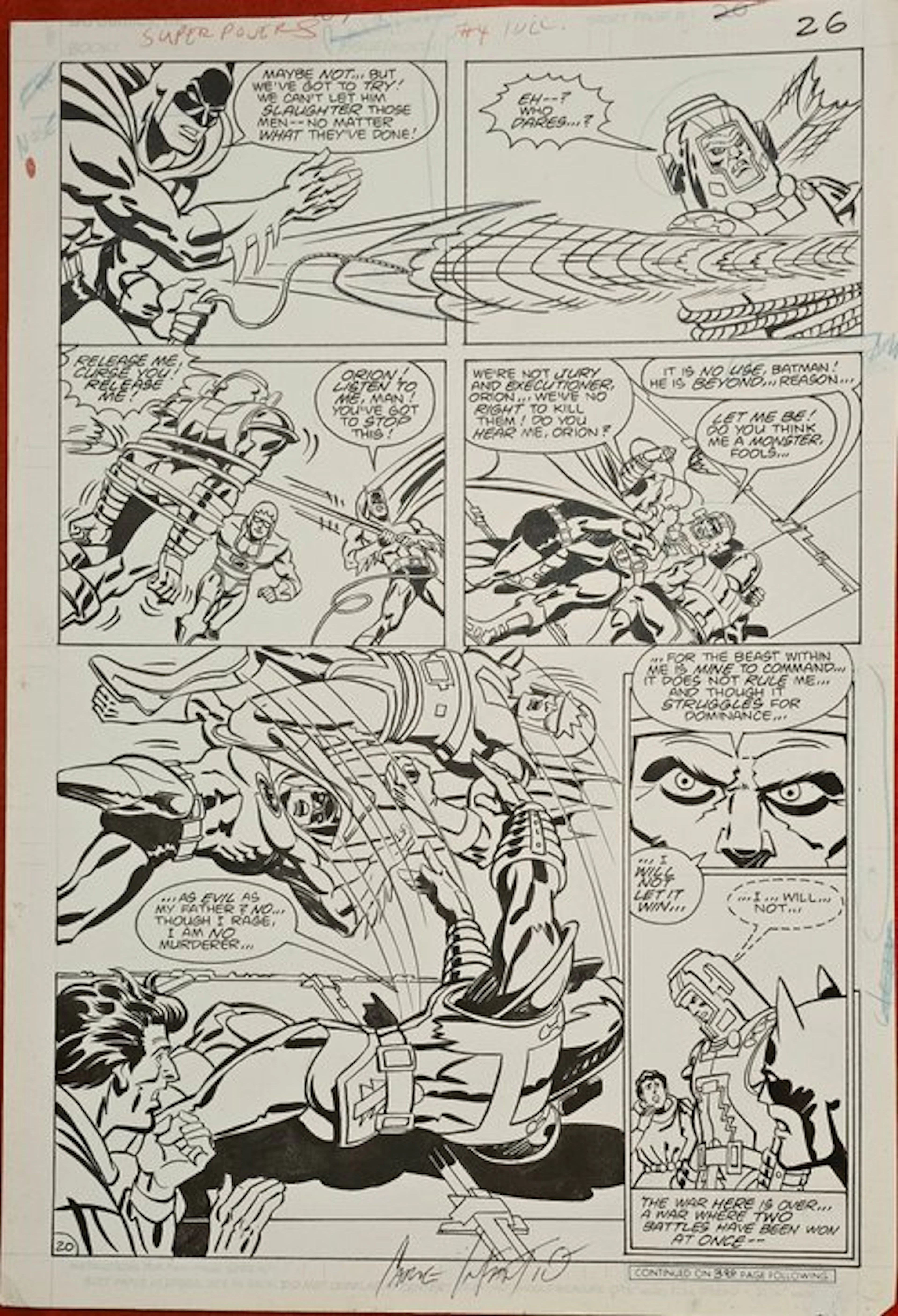 Carmine Infantino & Pablo Marcosa - 1 Original page - Dc...