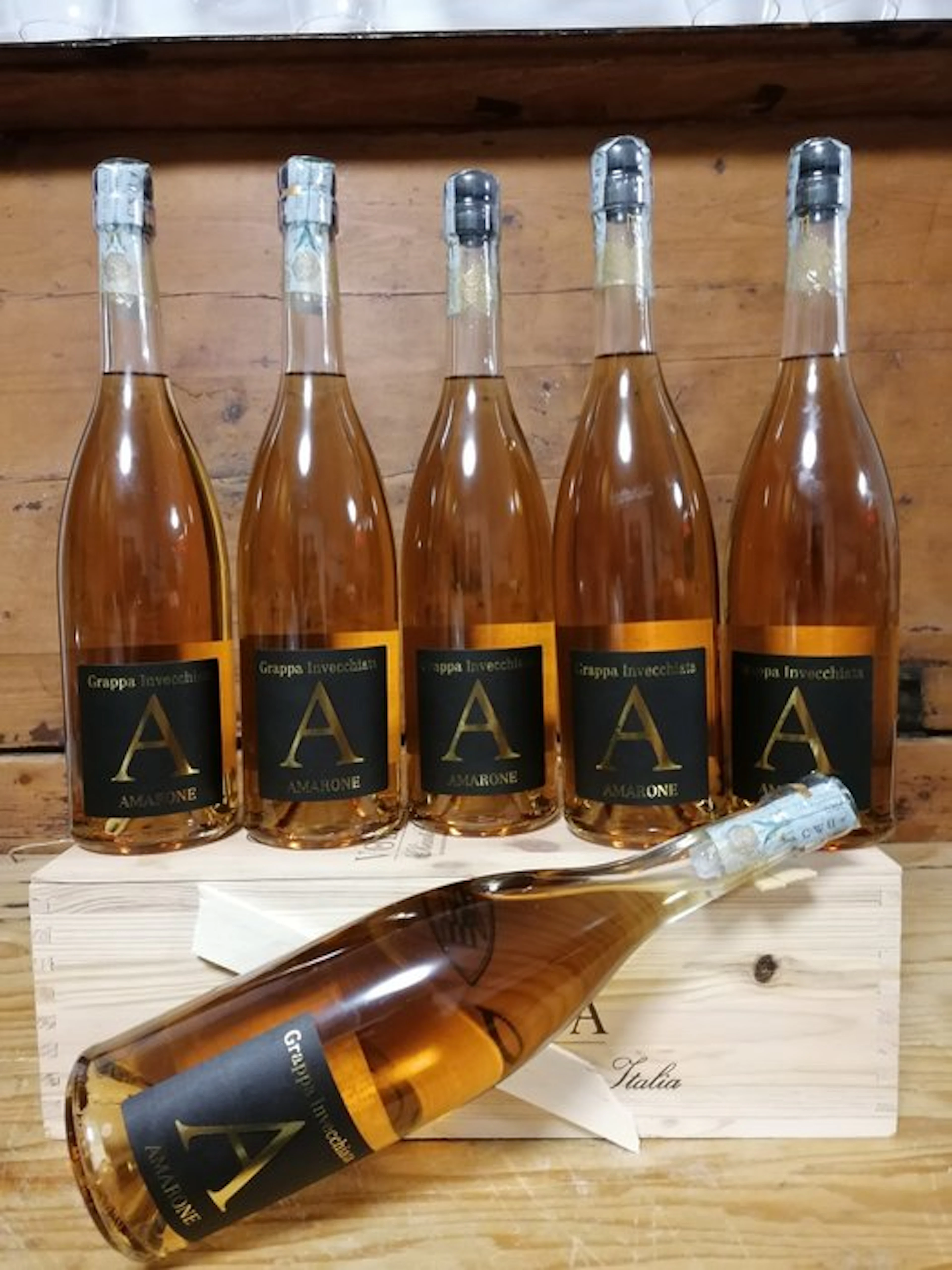 Major Liquori - Grappa Invecchiata Amarone - 70cl - 6 bottles