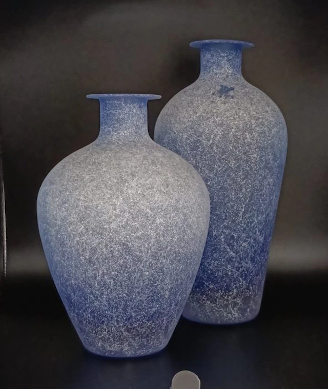 Vase (2) - Blown glass