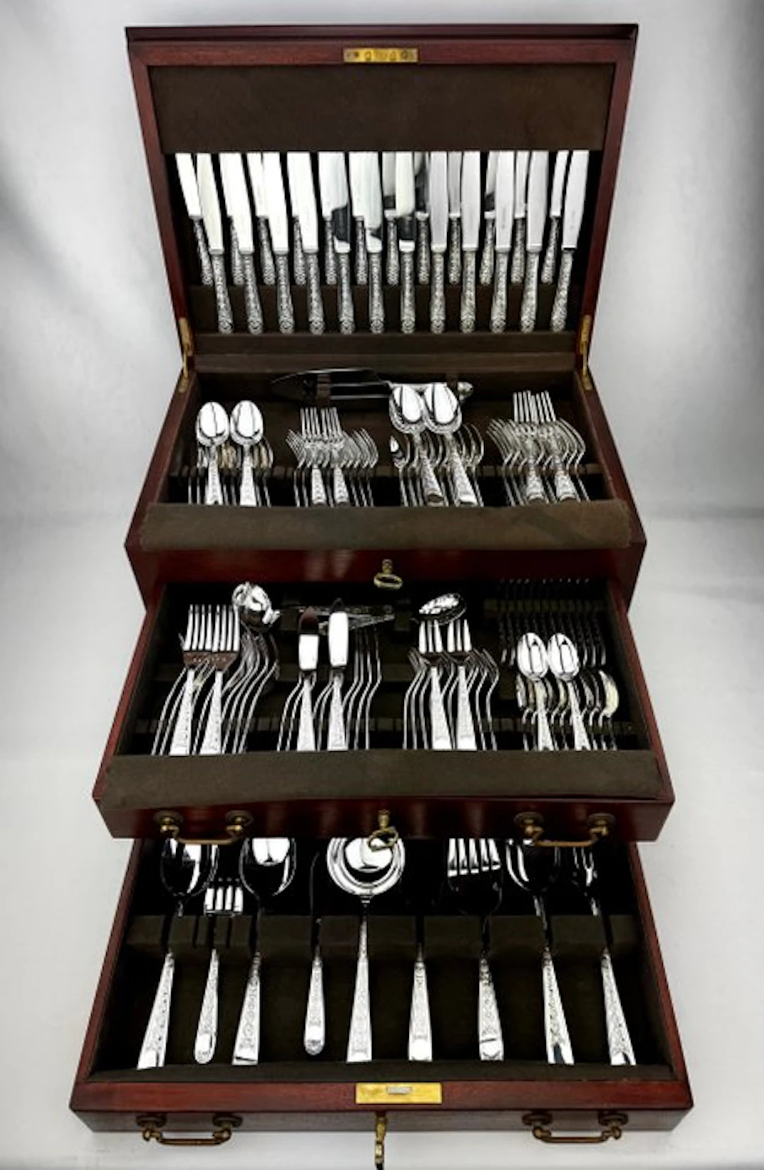 Christofle - Table service for 12 (147) - Villeroy - Silverplated