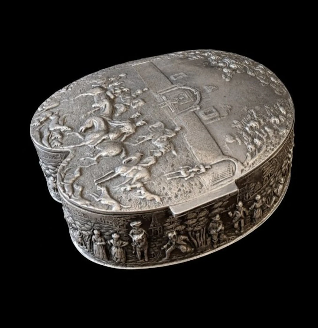 inglese georgiano del 700 - Snuff box - tobacco shop...