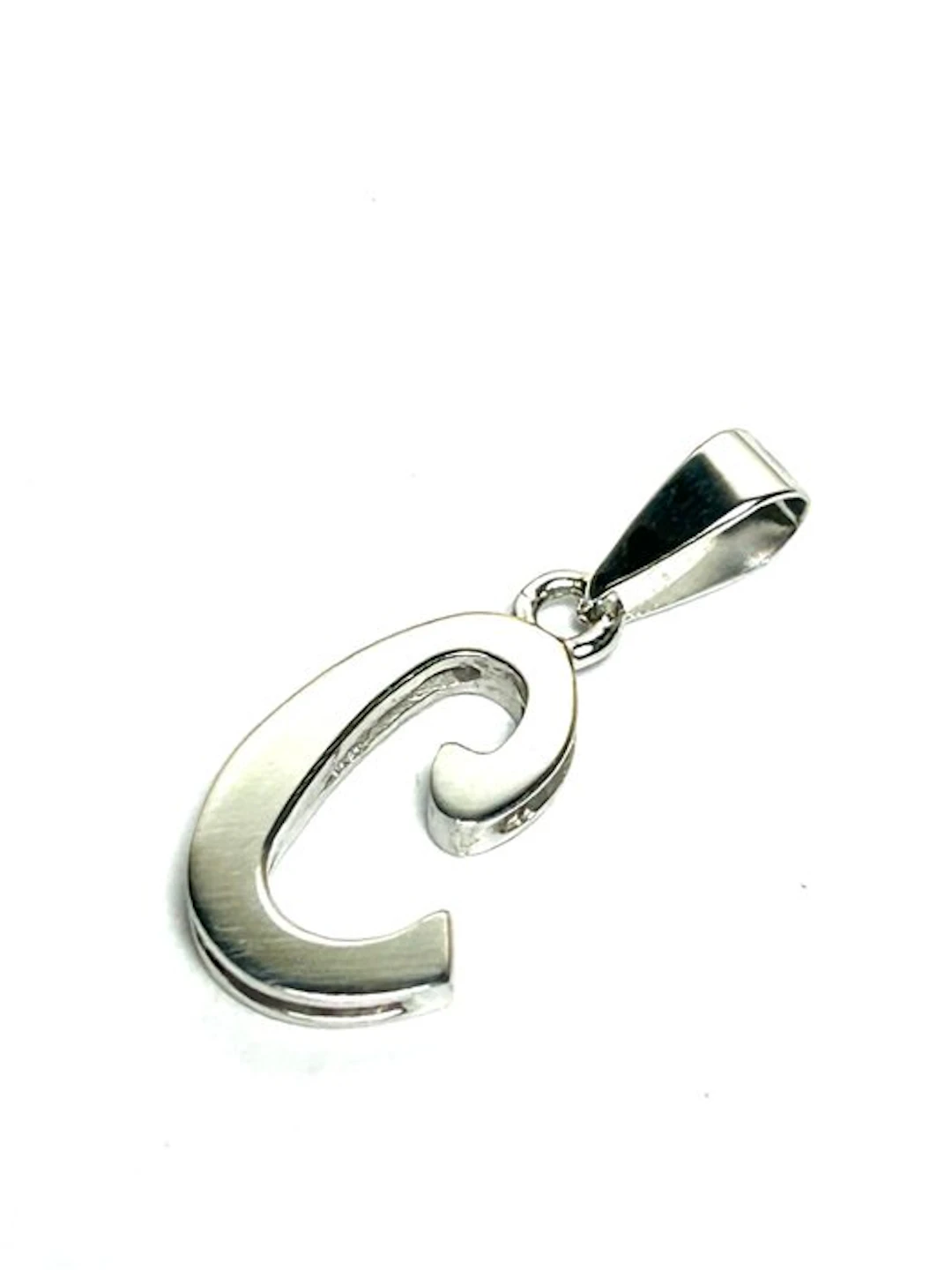 Pendant - 18 kt. White gold