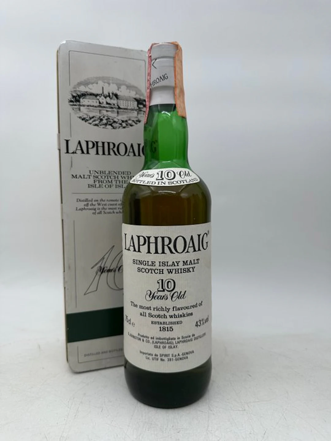 Laphroaig 10 years old - Spirit Import - b. 1980s - 75cl