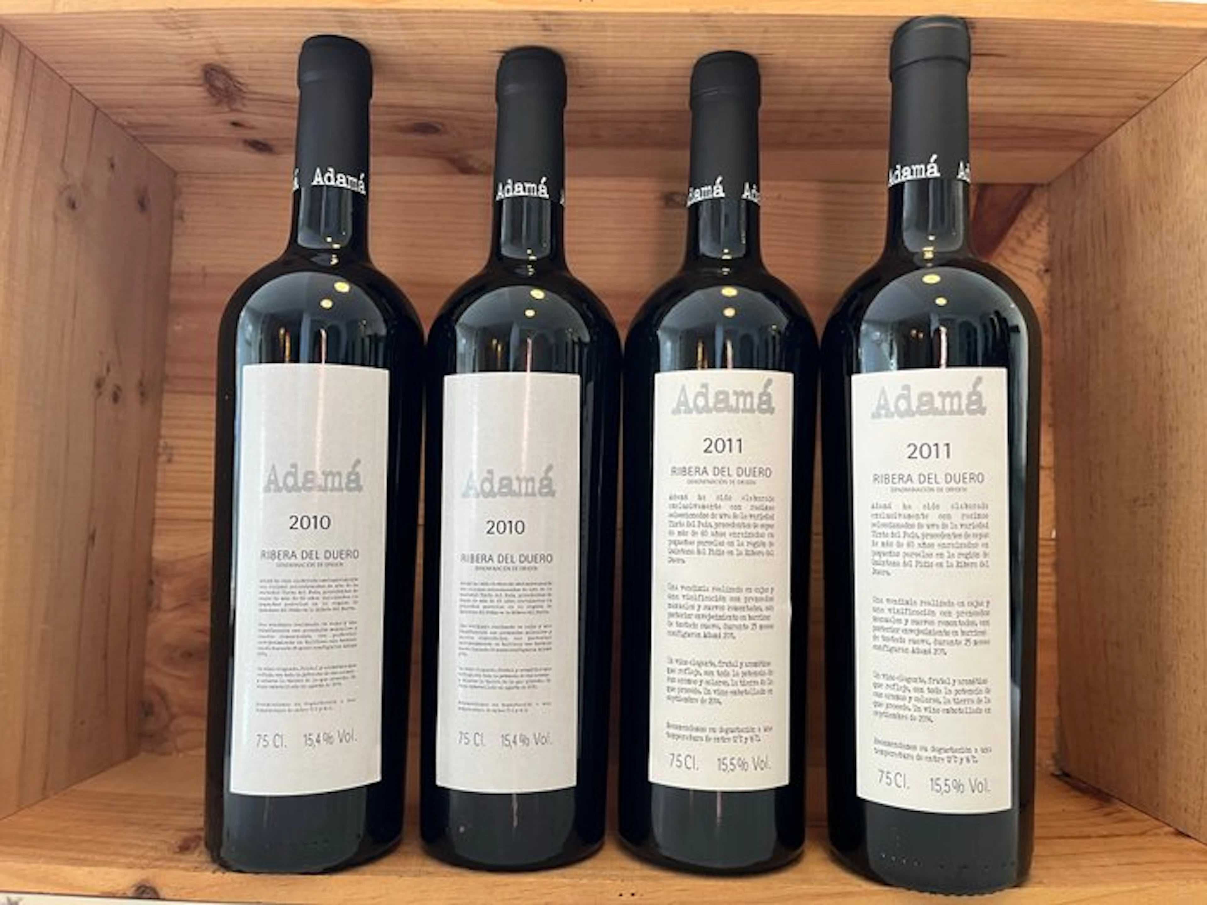 2010 (x2) & 2011 (x2) Adamá - Ribera del Duero - 4 Bottles (0.75L)