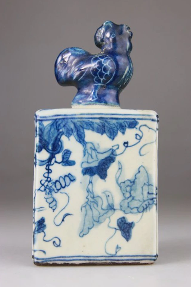 Chinese Seal Stamp — Sculpture Weight - Brand - Porcelain