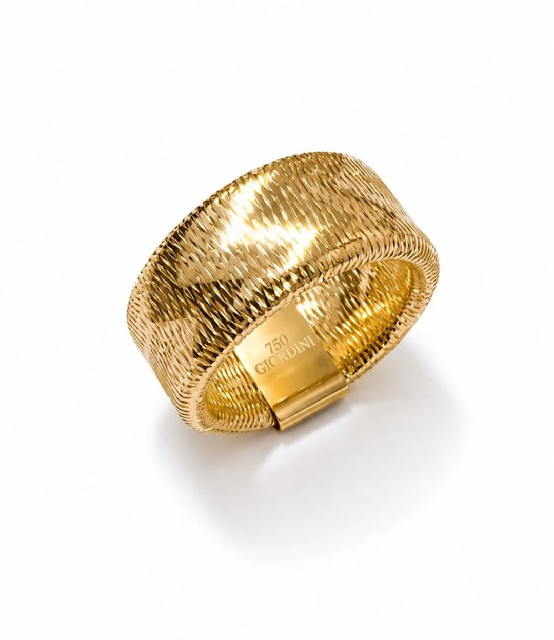 No reserve price - Ring - 18 kt. Yellow gold - Spring ring, unique size 8mm