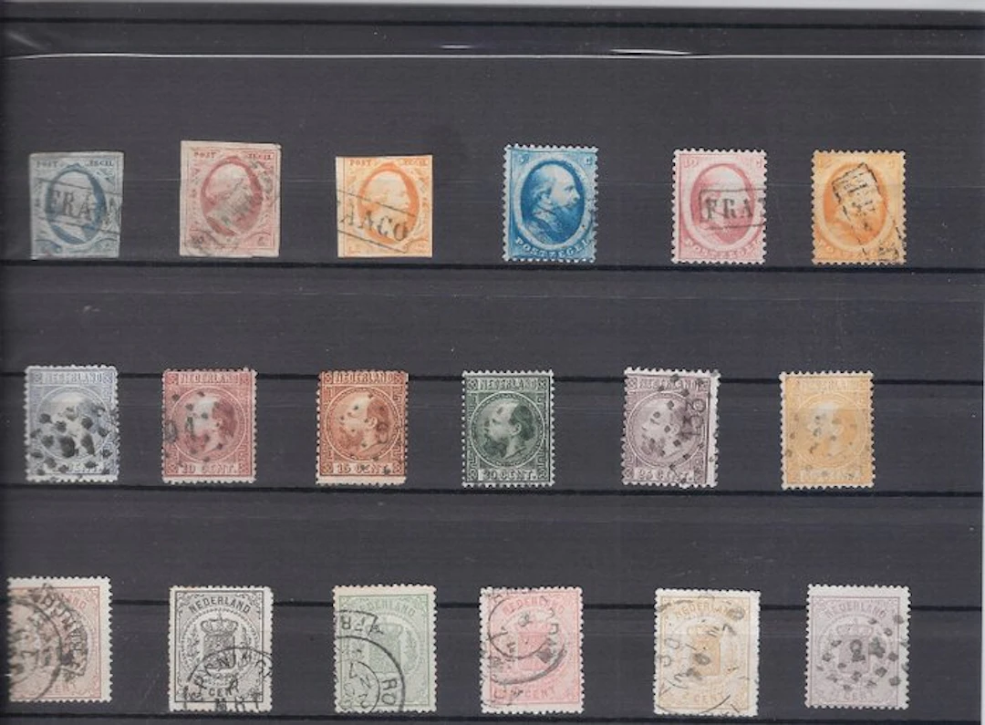 Netherlands 1852/1872 - Nice series, postmarked NVPH 1 through NVPH 29