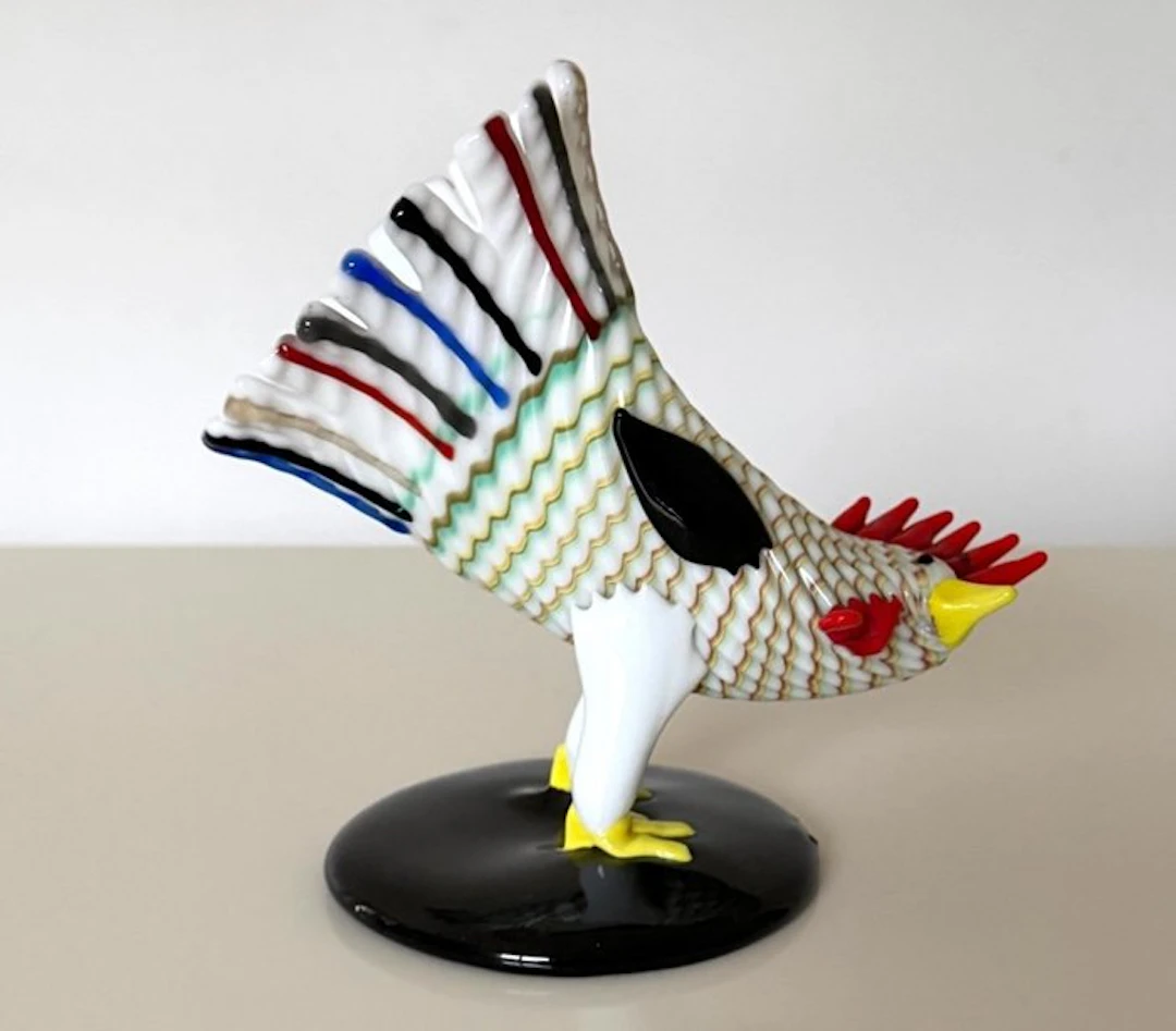 Venini Studio - Vase - Murano glass - Coq