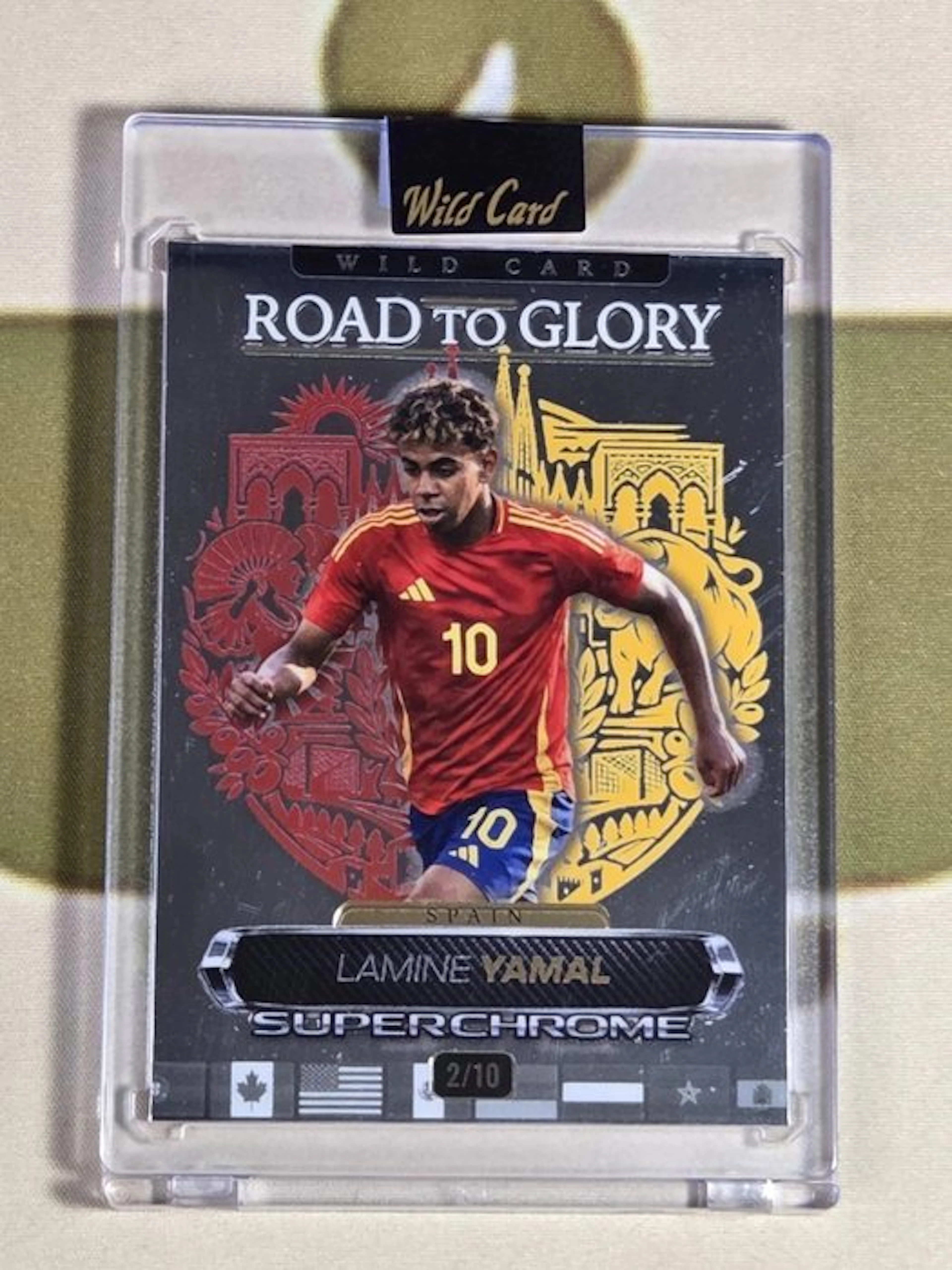 2024 Wild Card Road to Glory Lamine Yamal SCRG1-LY Serialised card