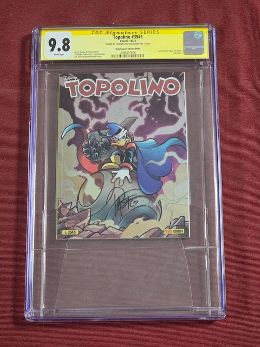 Topolino #3545 Variant Lucca Comics Edition - Signed by...