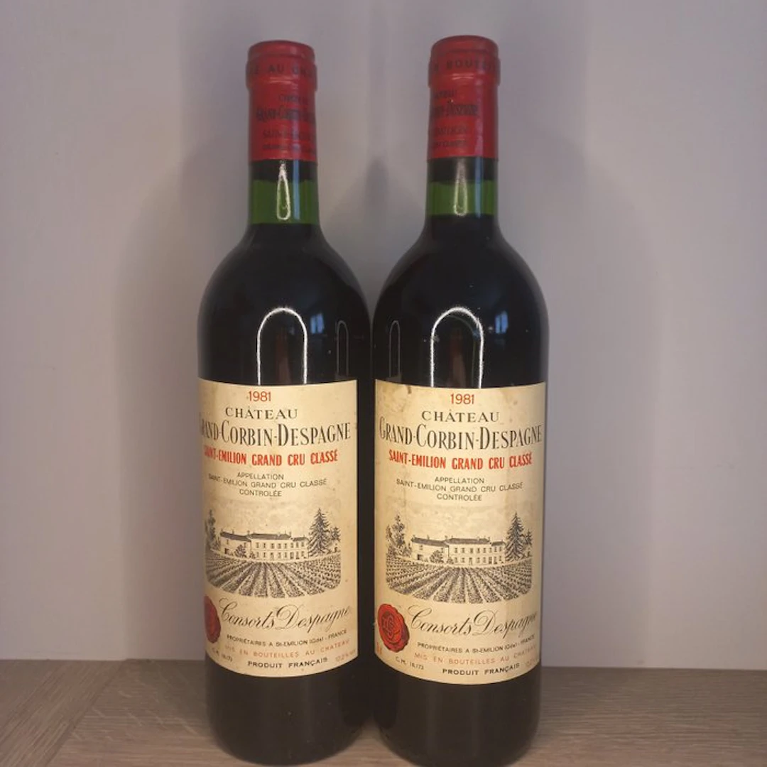 1981 Chateau Grand-Corbin-Despagne - Saint-Émilion Grand...