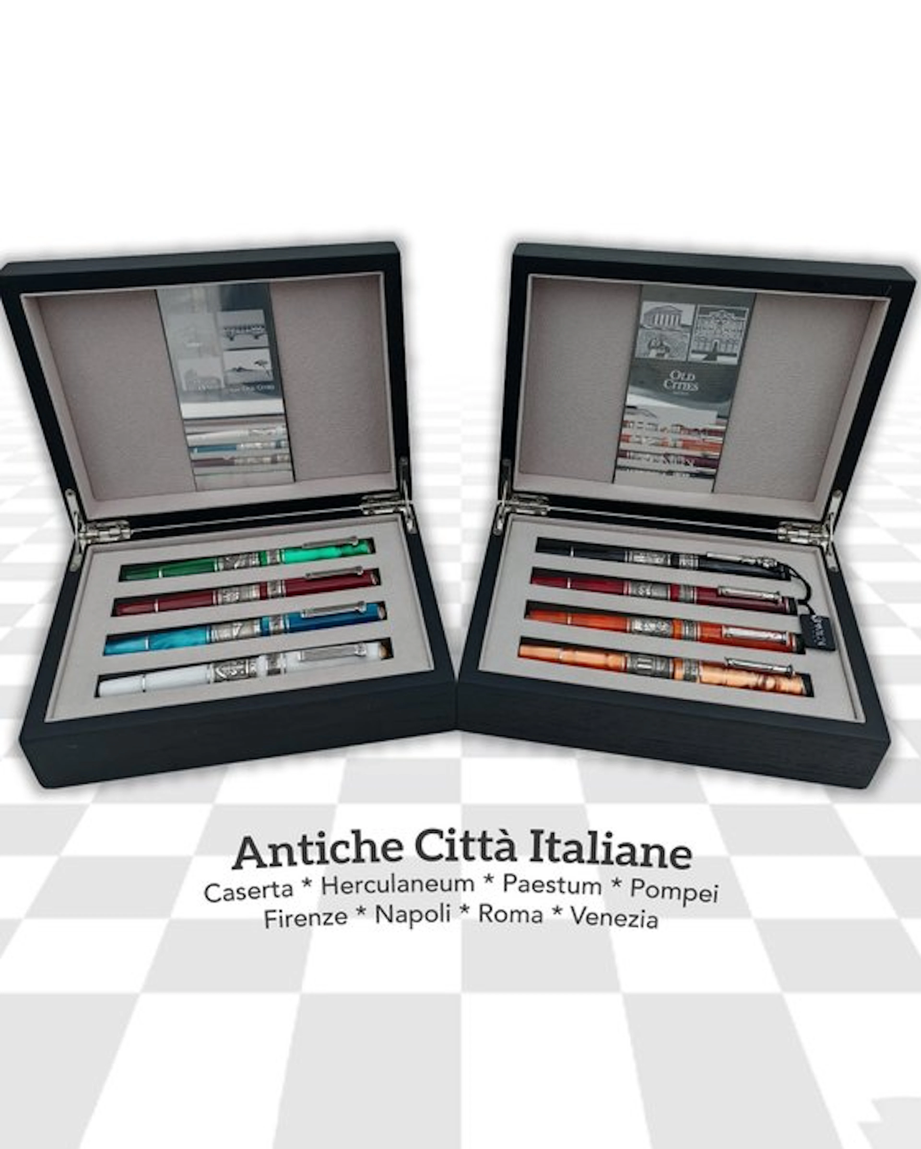 Marlen - SET Antiche Città Italiane: 8 penne in edizione...
