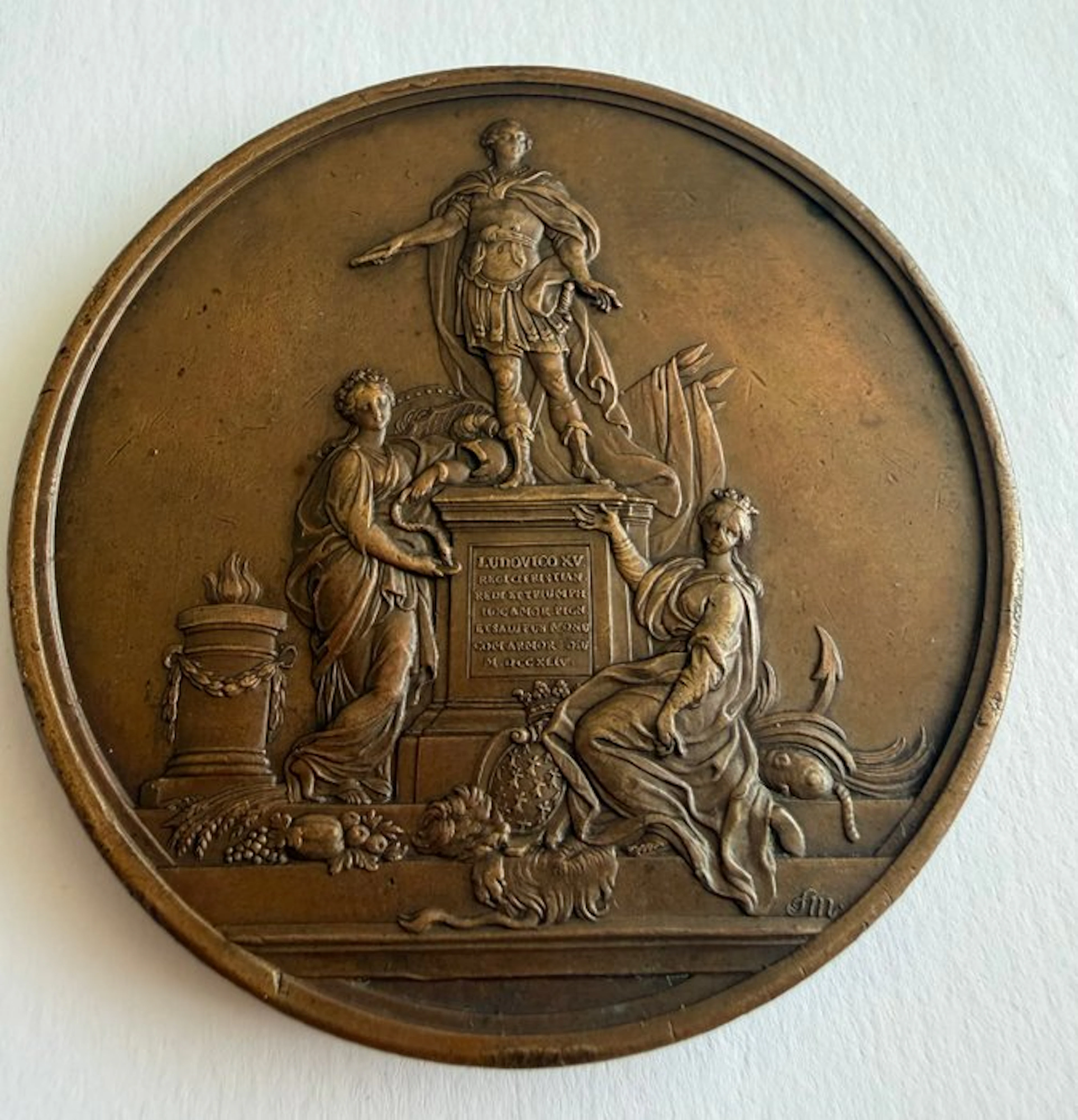 France. Medal "Louis XV 1744" (No reserve price)