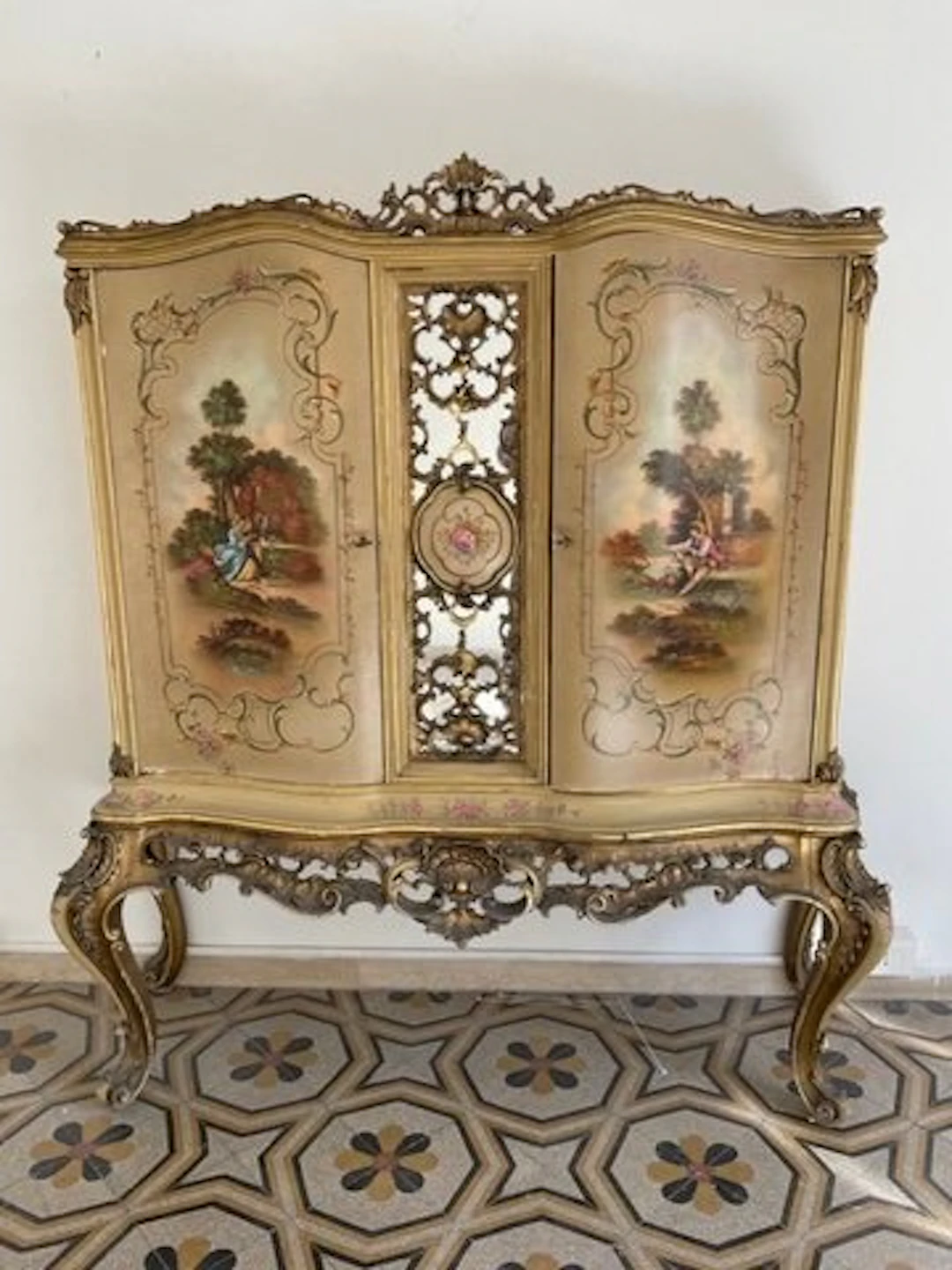Credenza - Wood, Glass