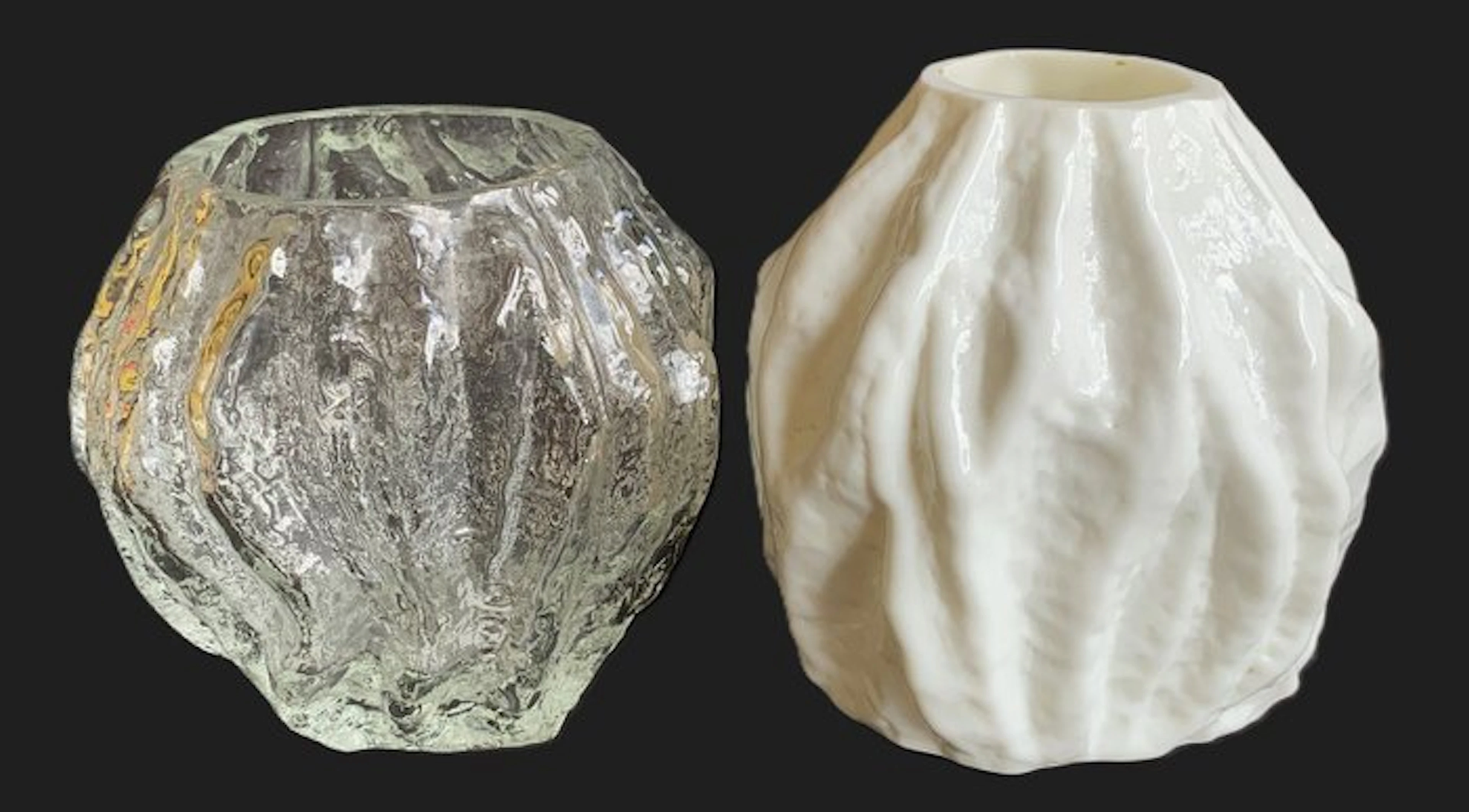Ingrid Glashütte - Kurt Wokan - Vase (2) - glacier look...