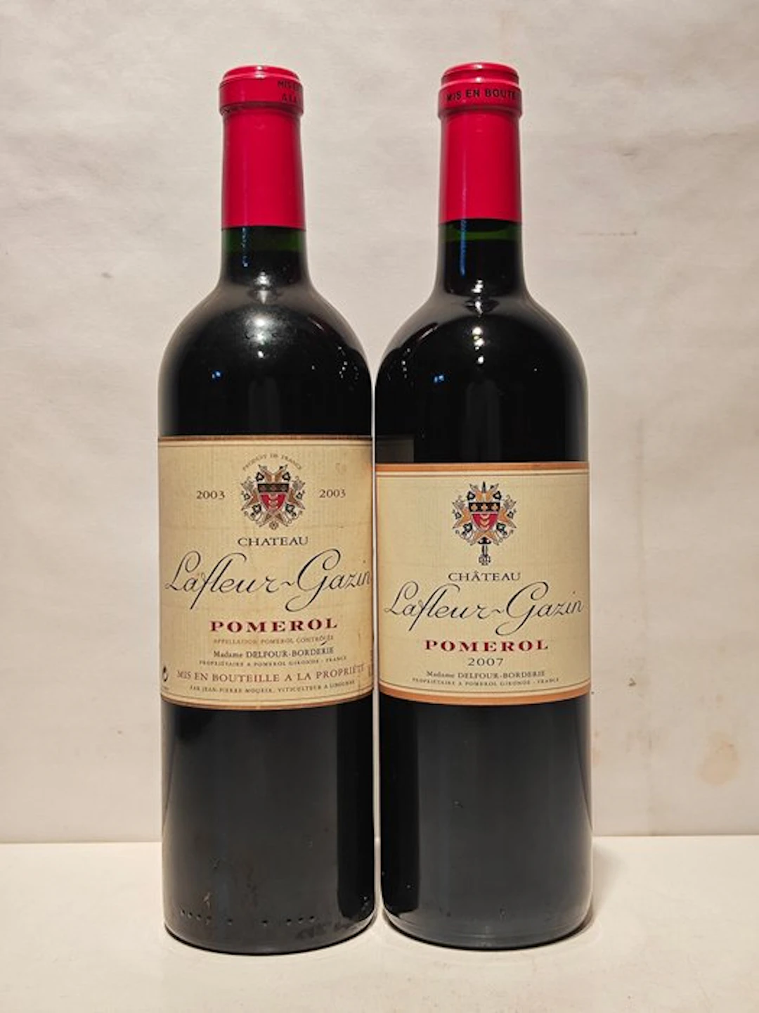 2003 & 2007 Chateau Lafleur-Gazin - Pomerol - 2 Bottles (0.75L)