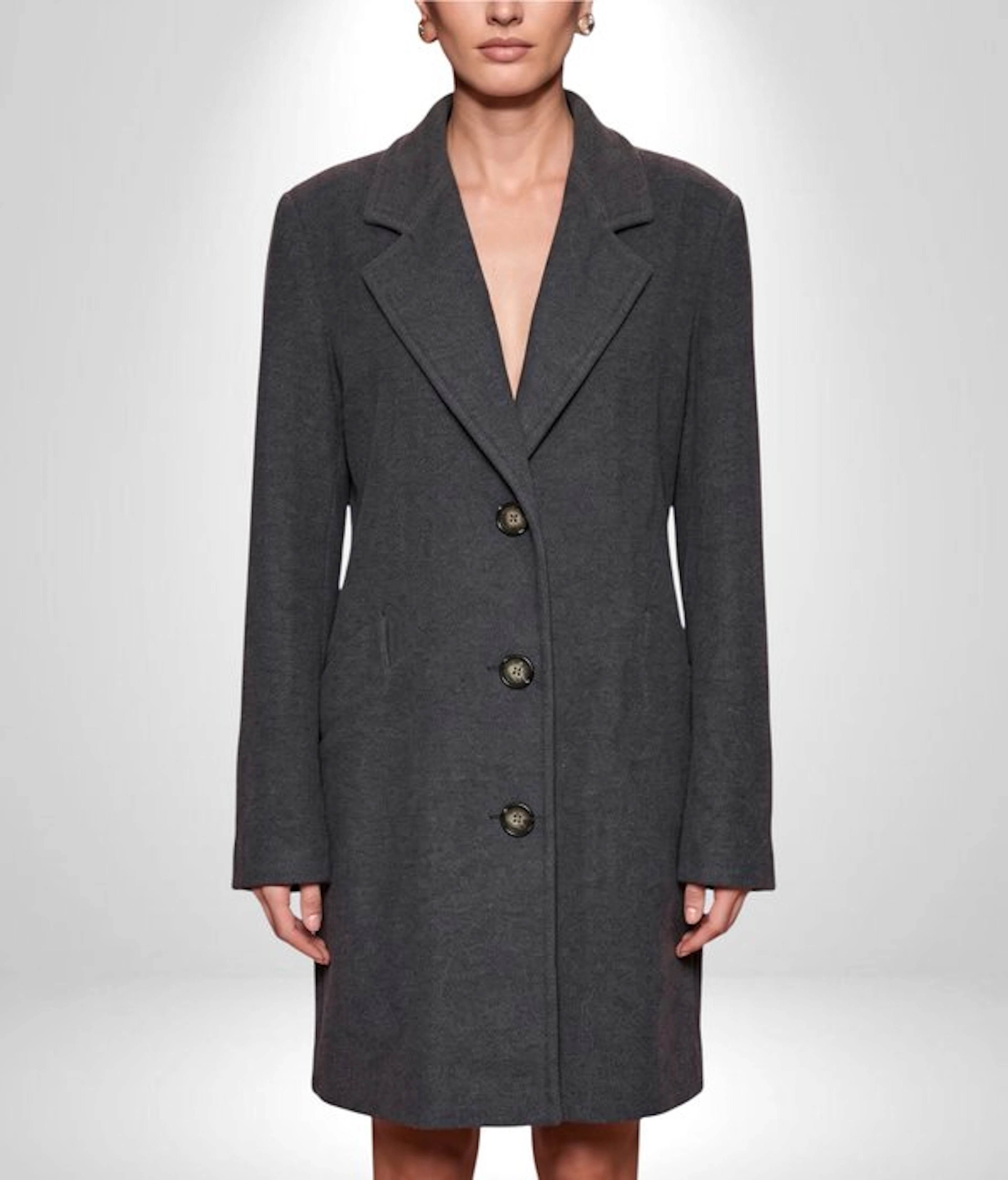 SPORTMAX Chic Glamour Trench Coat Wool & Cashmere...