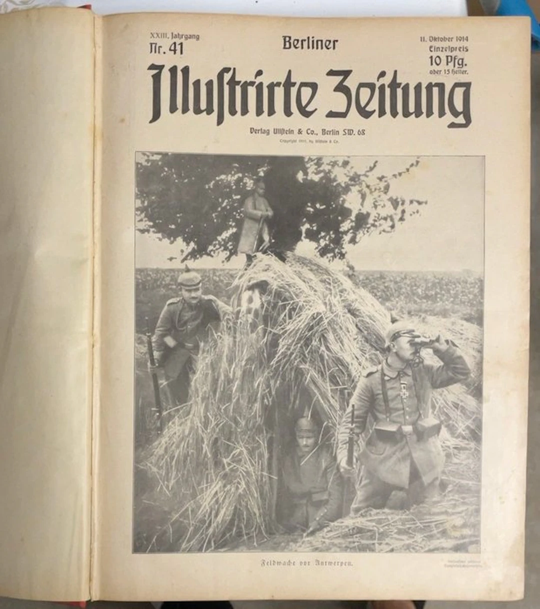 Ullstein & Co. à Berlin - Berliner Illustrirte Zeitung - 47 magasines - 1914