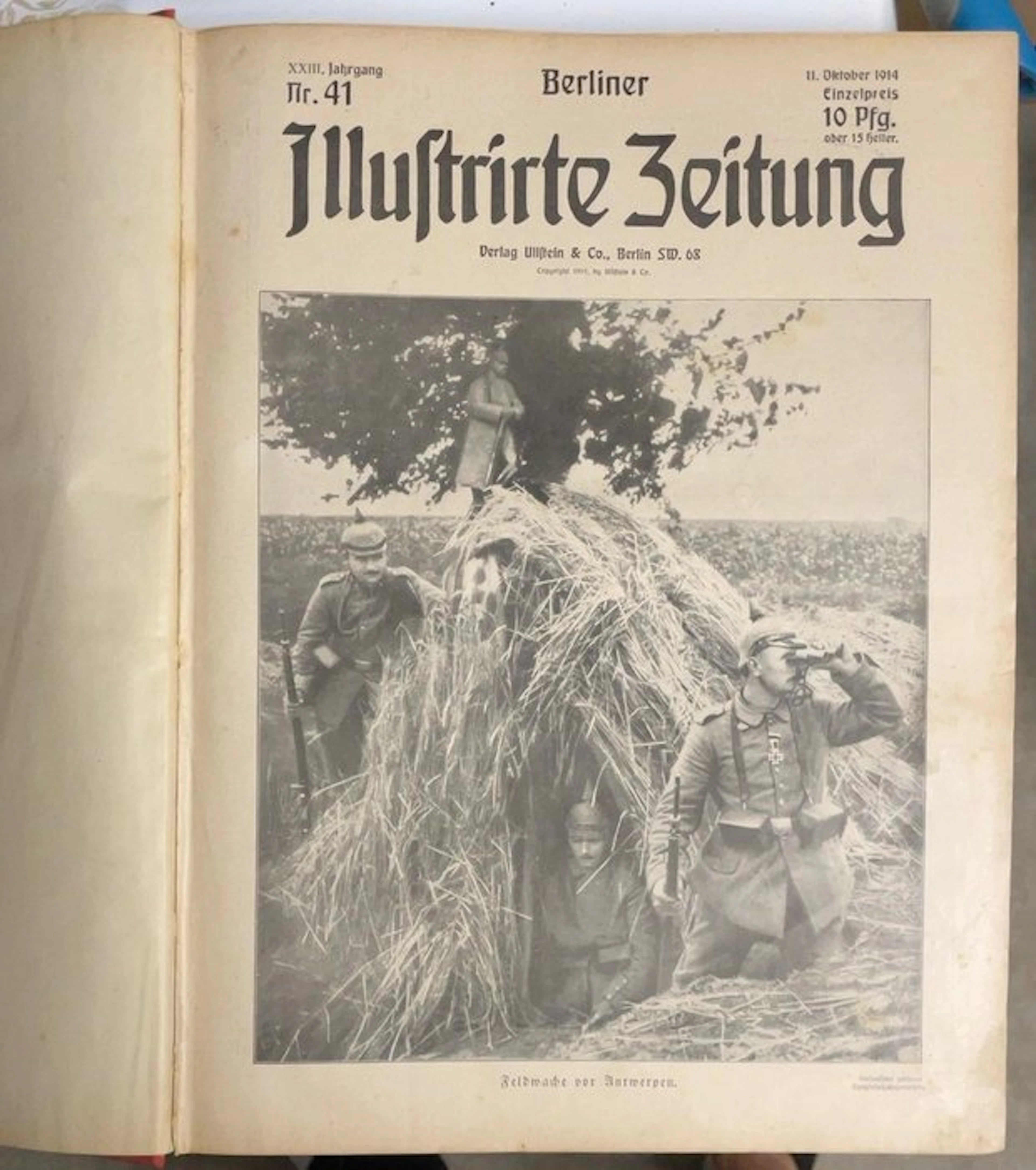Ullstein & Co. à Berlin - Berliner Illustrirte Zeitung - 47 magasines - 1914