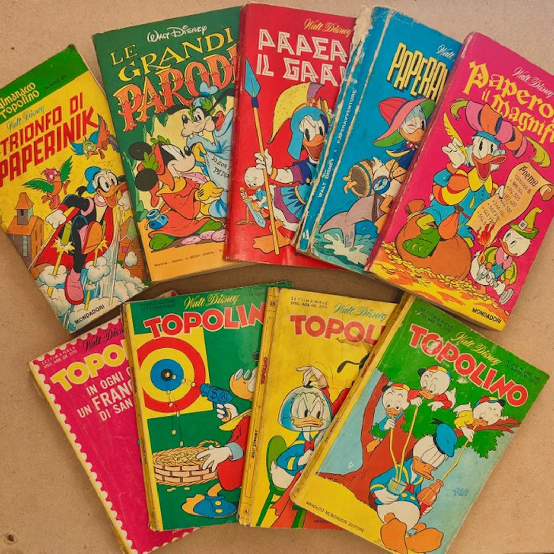 Topolino - 153 Comic collection - First edition - 1970/1978