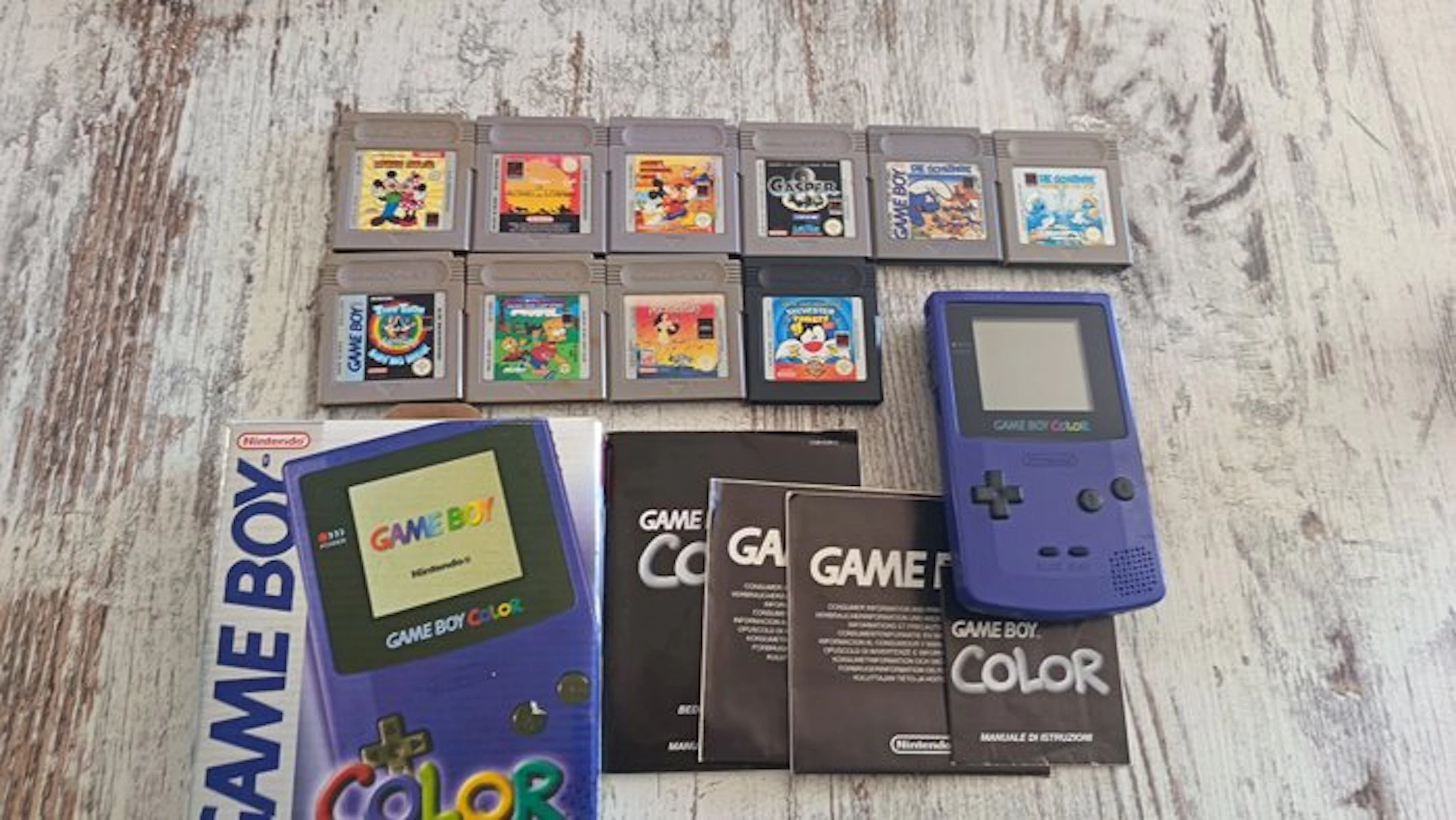 Nintendo - Gameboy Color - Game boy più giochi e scatola originale