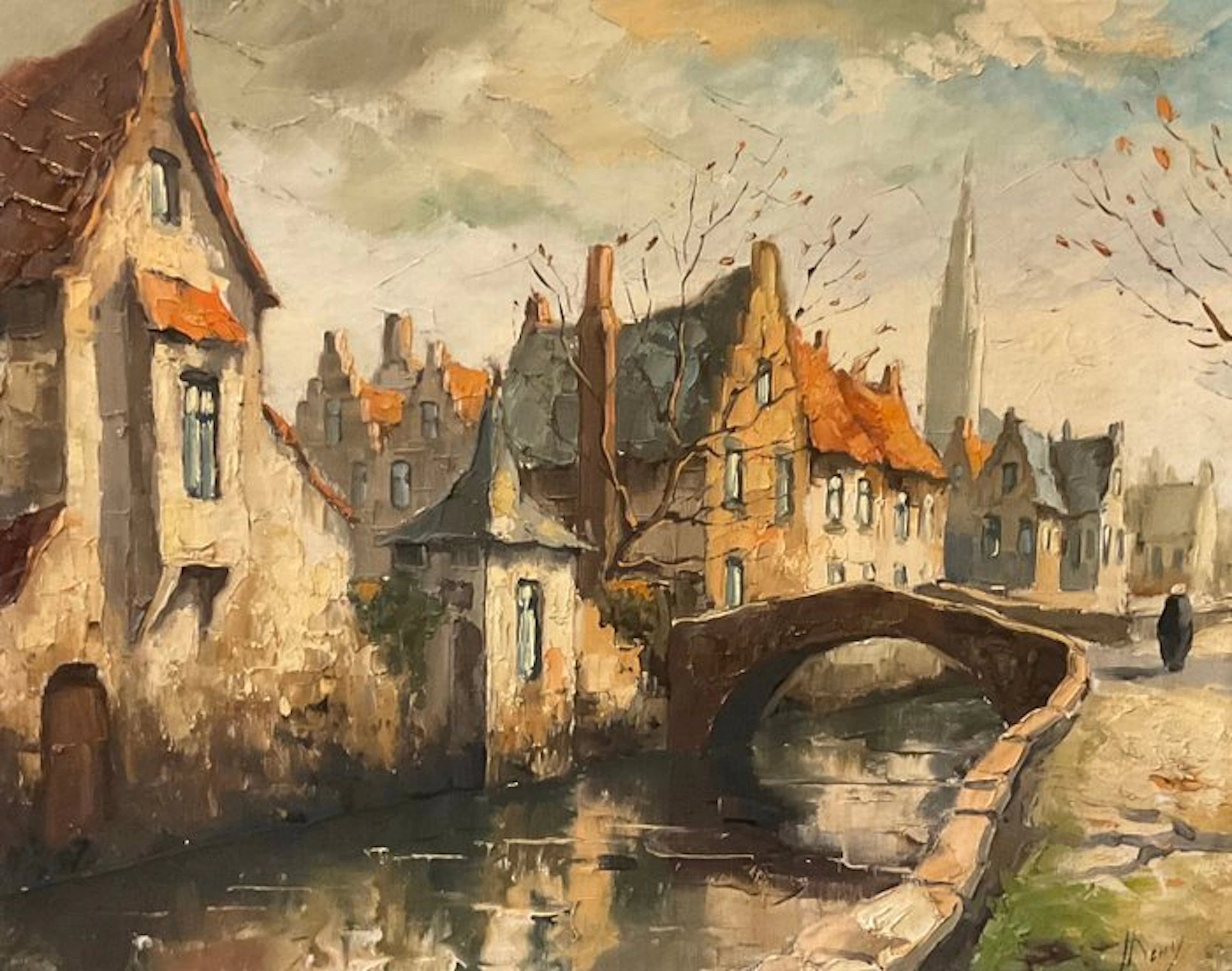 French school (XX) - Vue ancienne de Lille