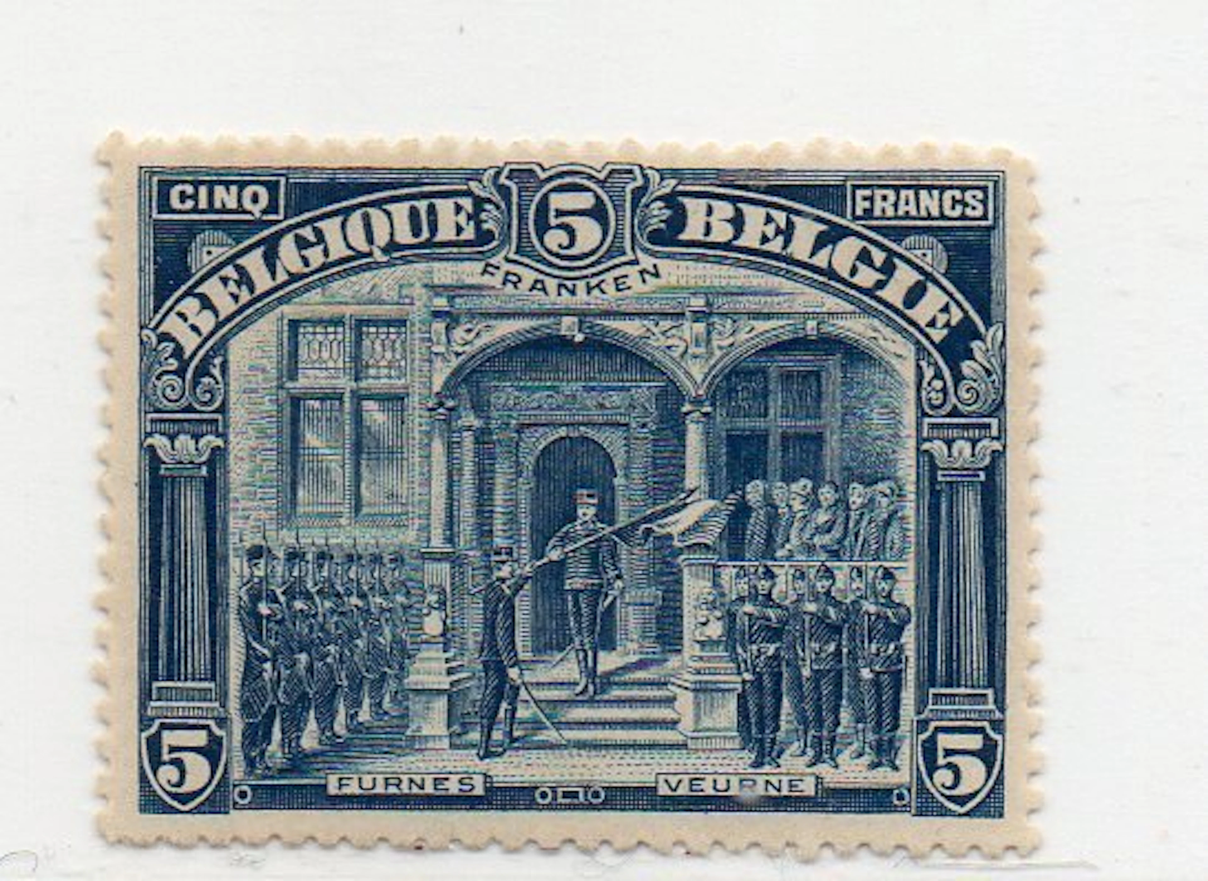 Belgium 1915 - Postal freshness No. 149, five francs - C.O.B