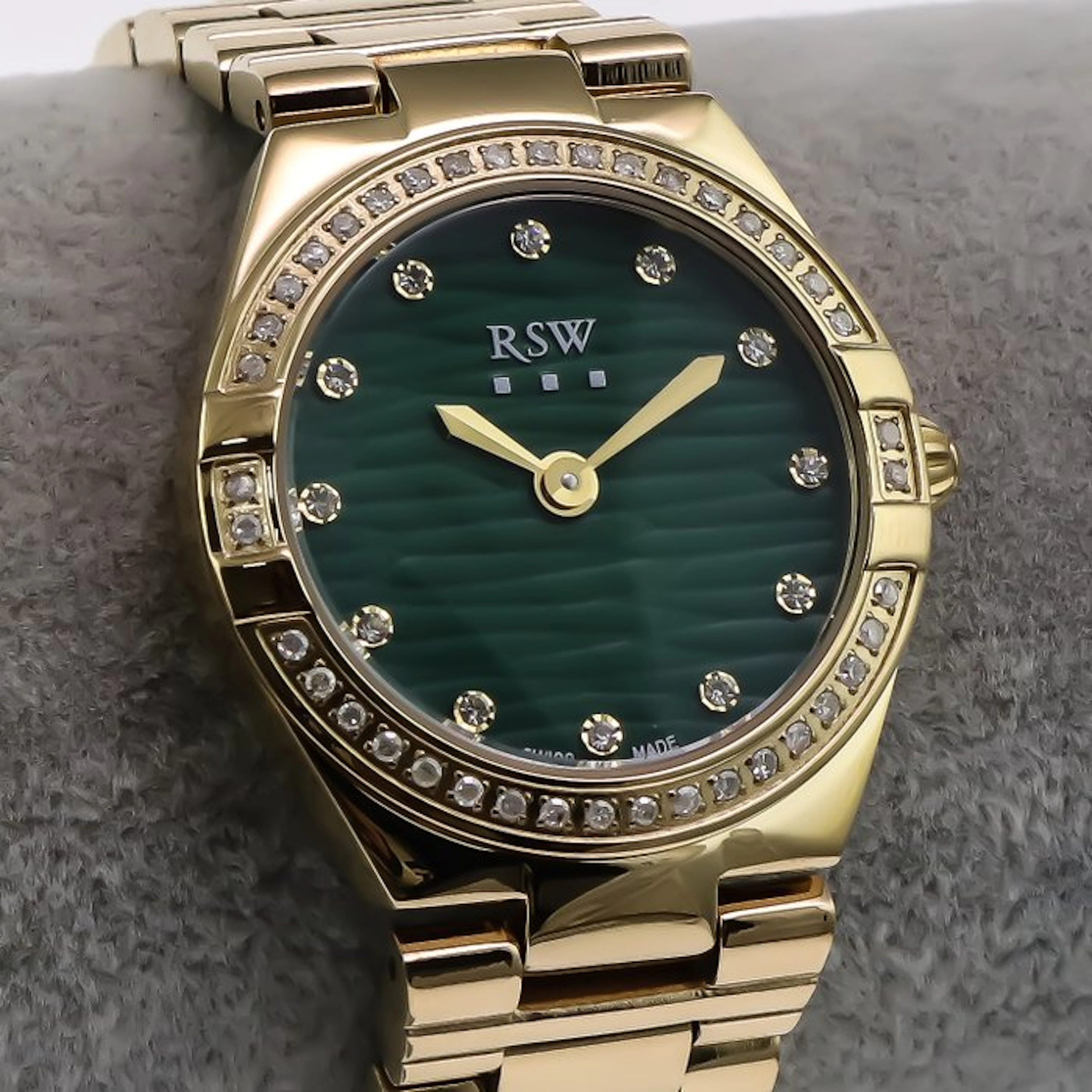 RSW - Swiss Diamond Watch - RSWL156-GG-D-12 - No reserve...