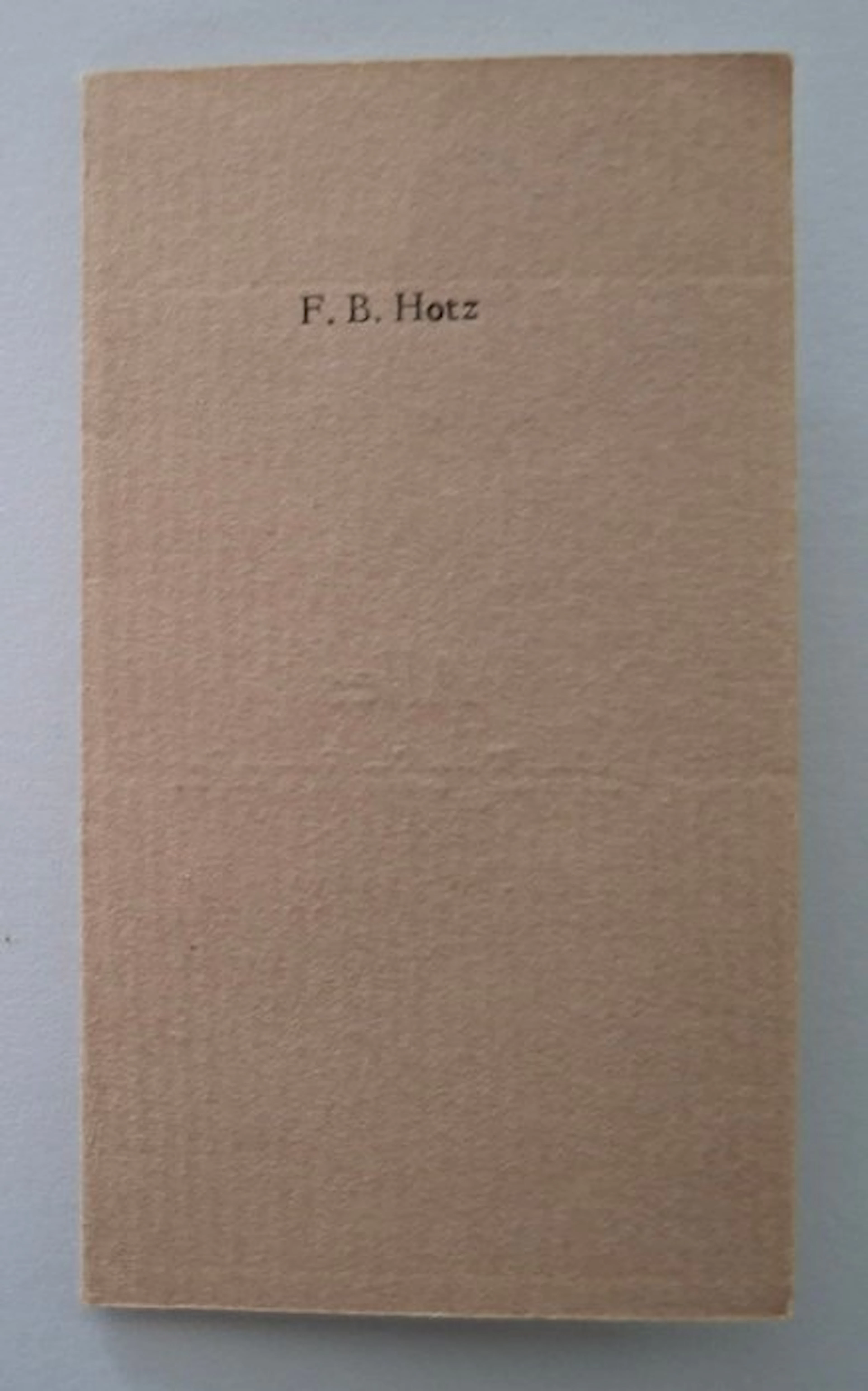 F.B. Hotz - [Dood weermiddel. pg.29] - 1980