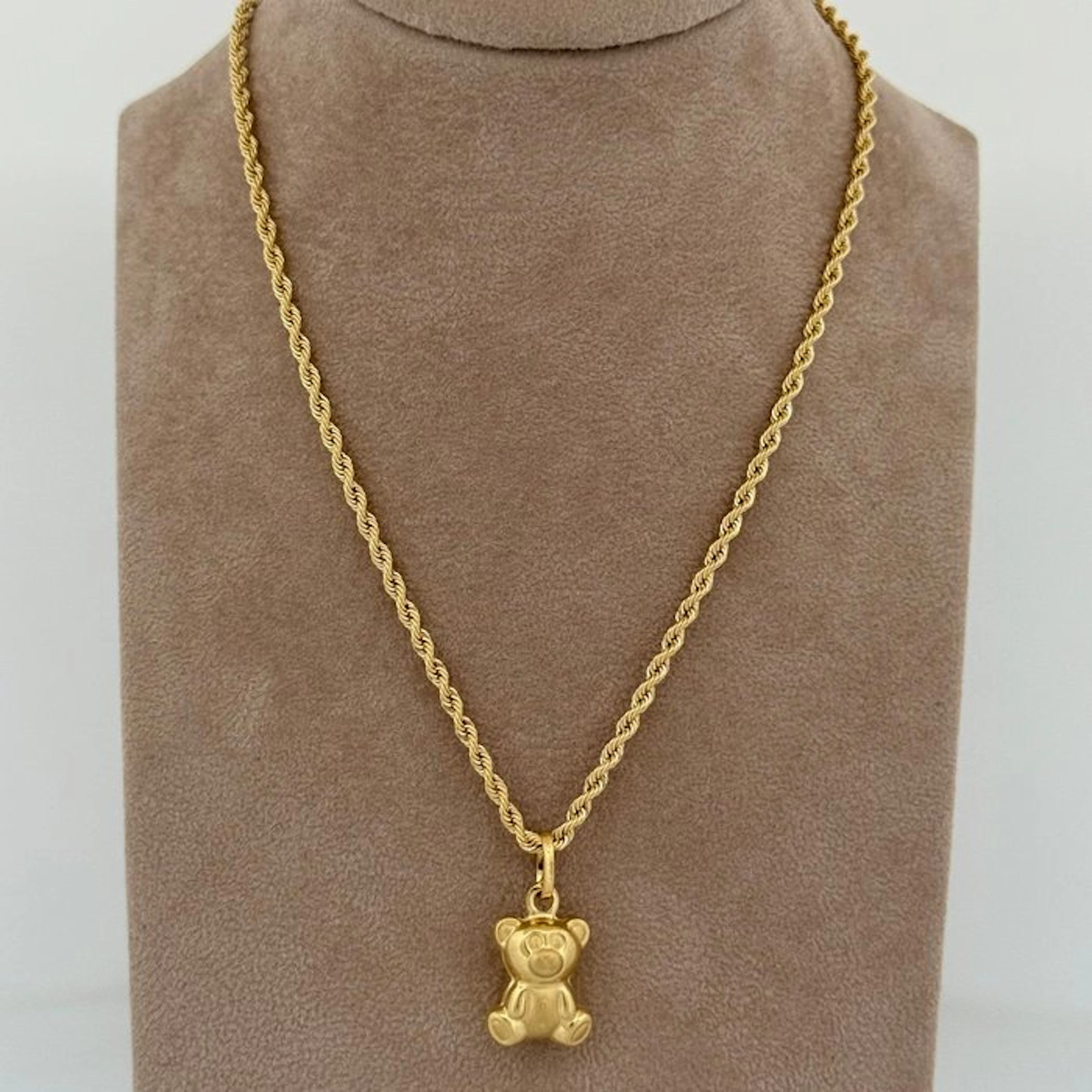 Handmade - Necklace - Teddy - 3.4 g - 18 kt. Yellow gold