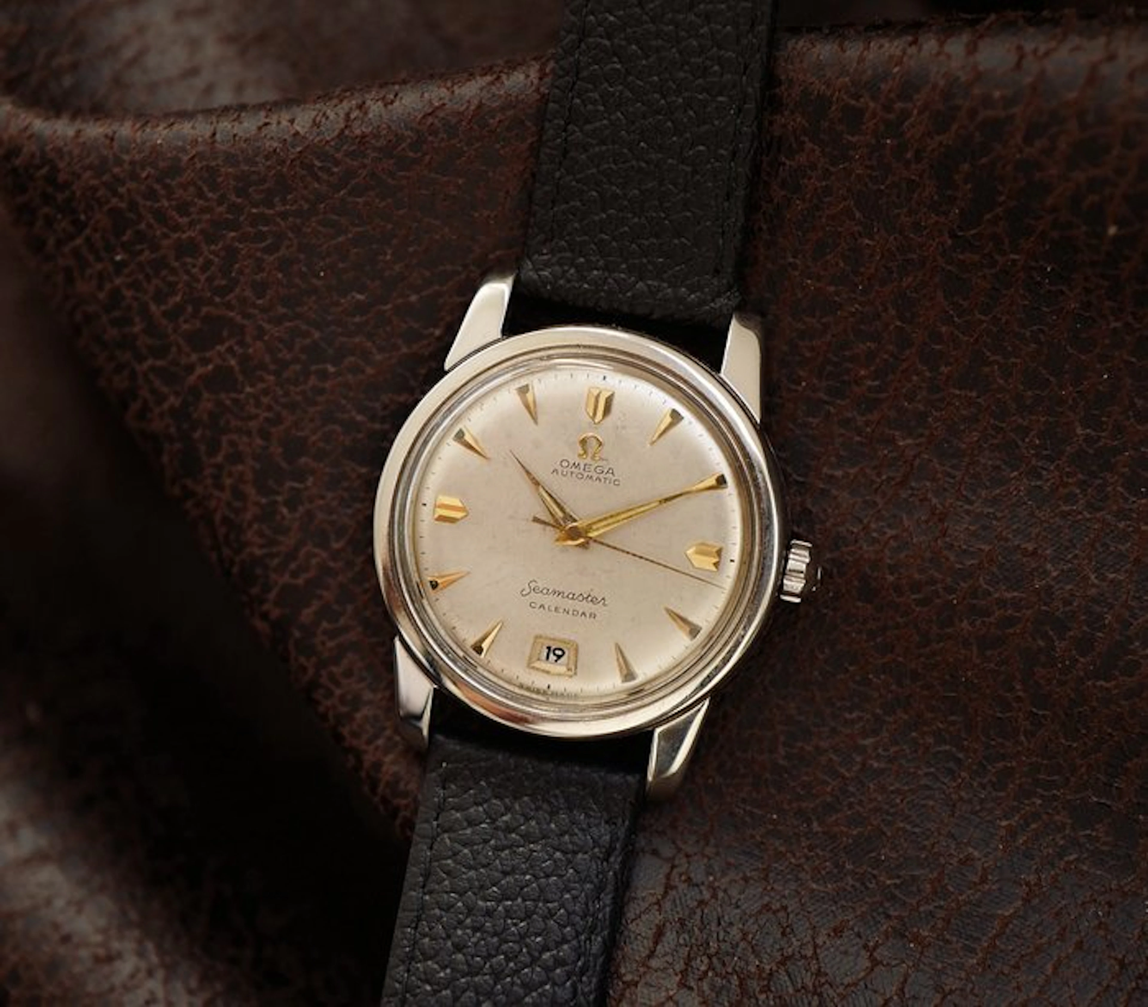 Omega - Seamaster Calendar Bumper - Silver Dial 1950's - Men - 1950-1959