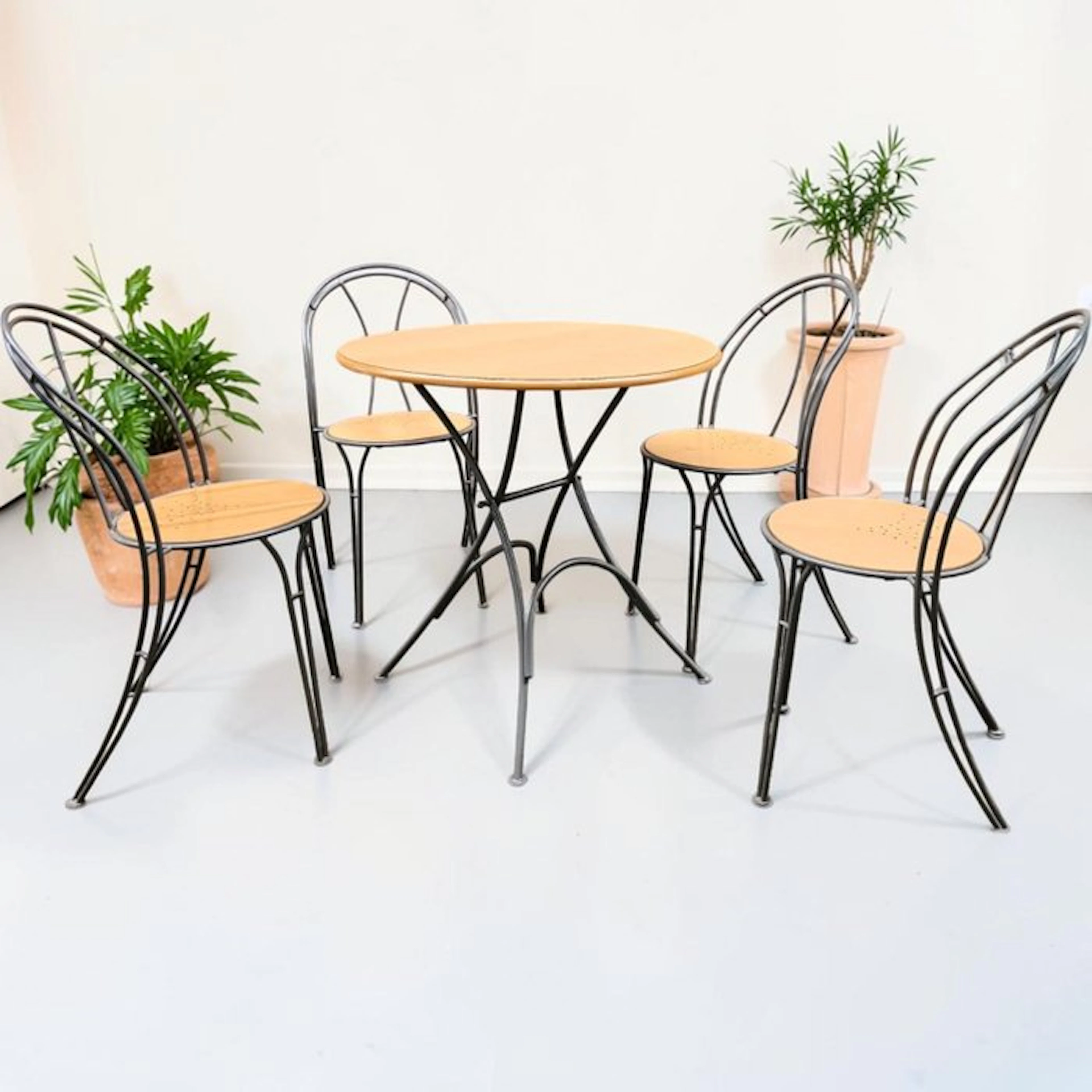 IKEA - Dining table (5) - Wood, Metal - Pajala Set