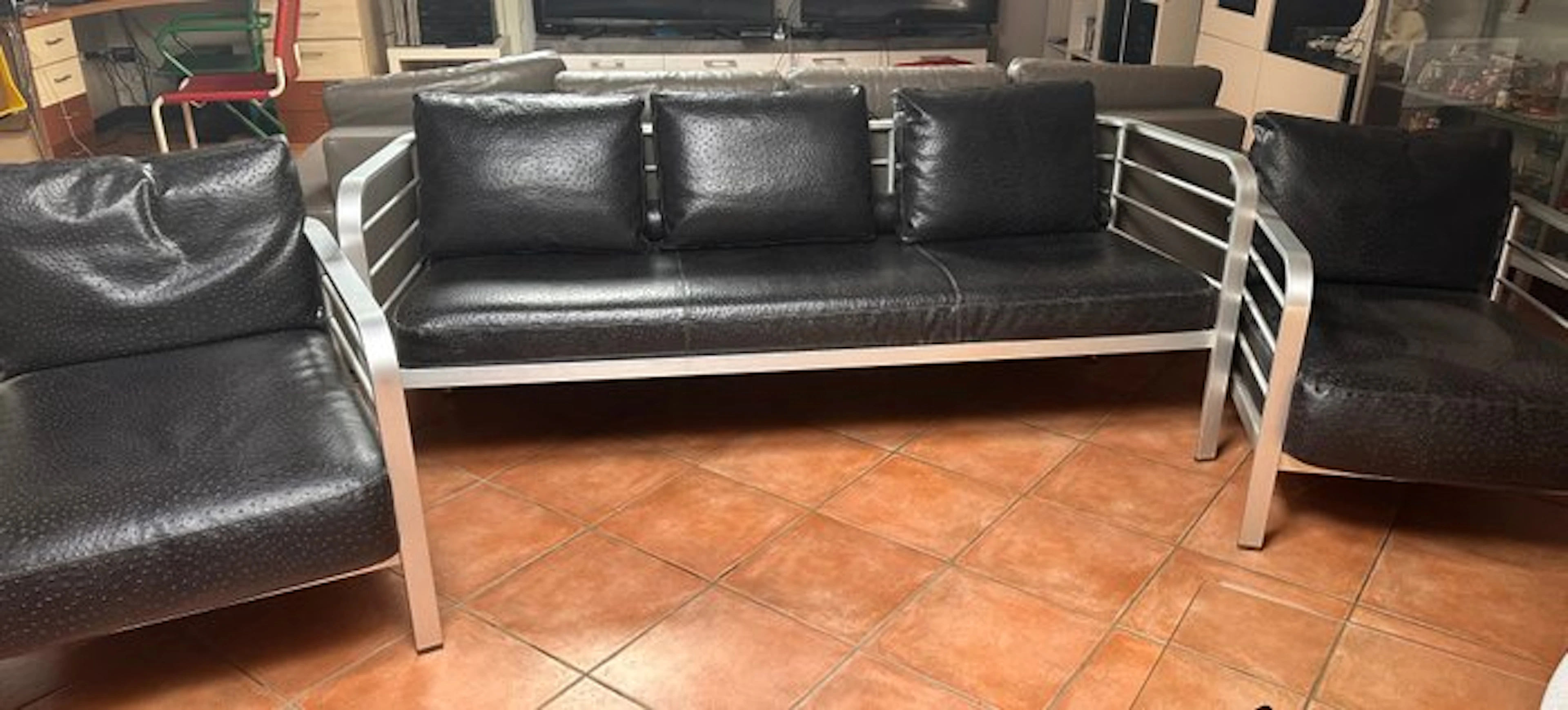Ycami - Opera Design - Seating group (3) - Aluminium, PVC - Prague model
