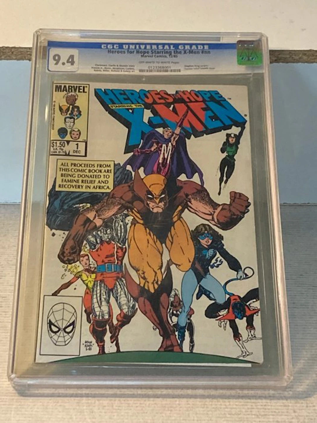 Heroes of Hope Starring the X-men (1985) # 1 CGC 9.4!...