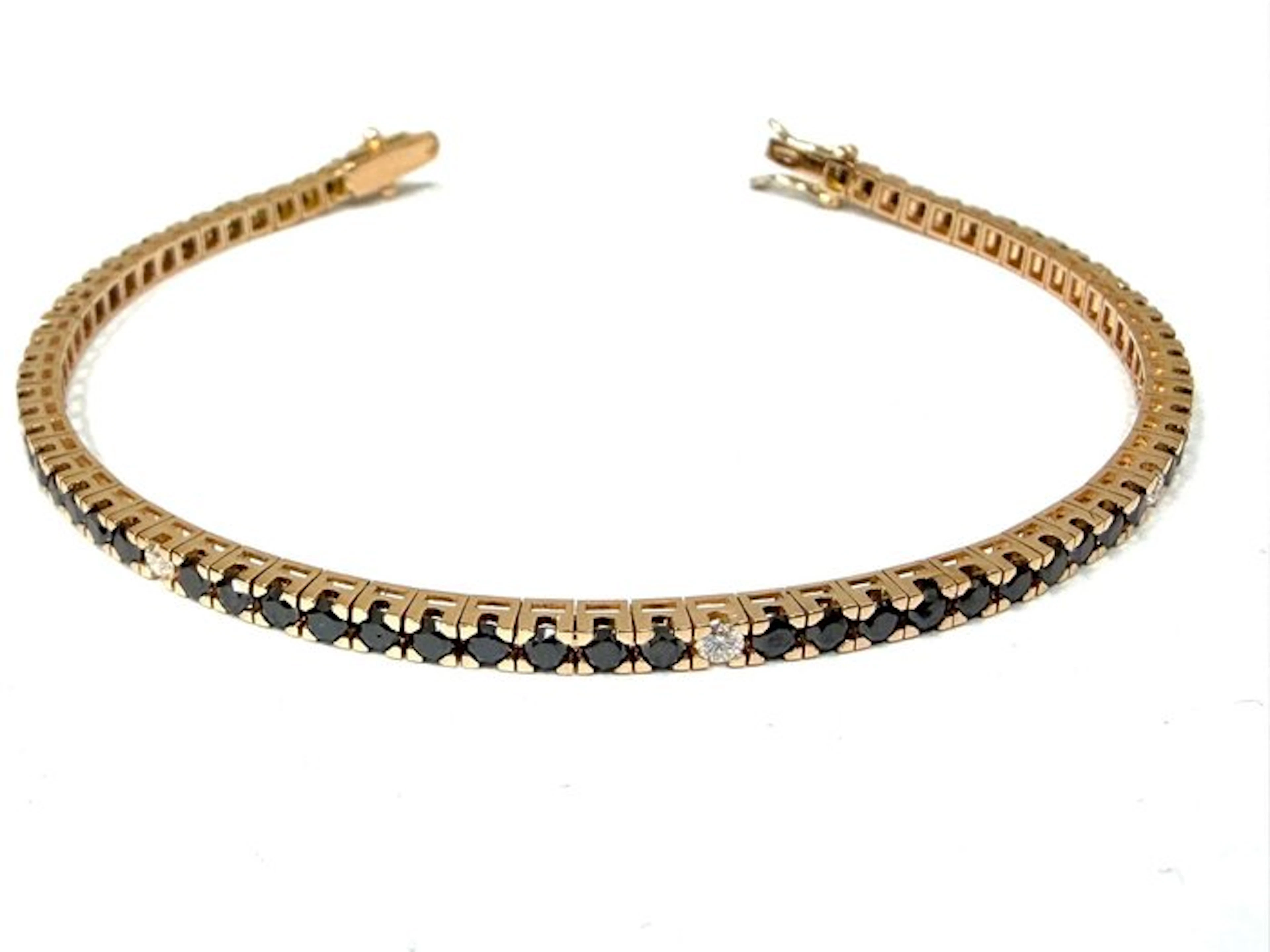 Tennis bracelet - 18 kt