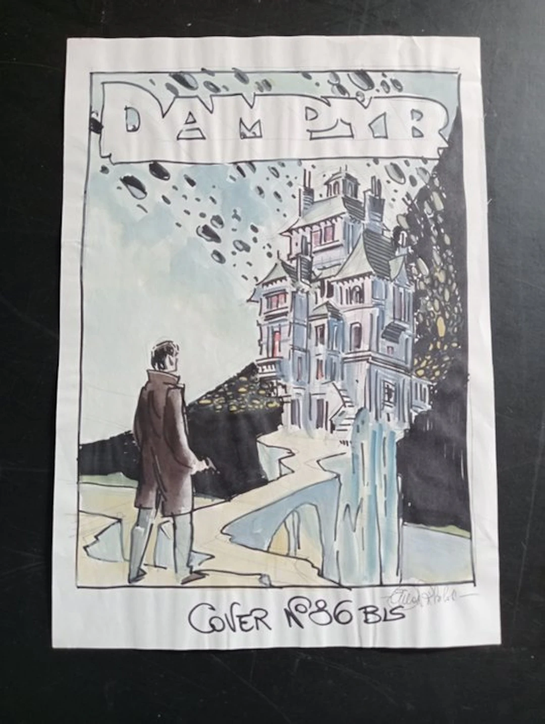 Riboldi, Enea - Original preliminary drawing - Dampyr - n. 86 bis