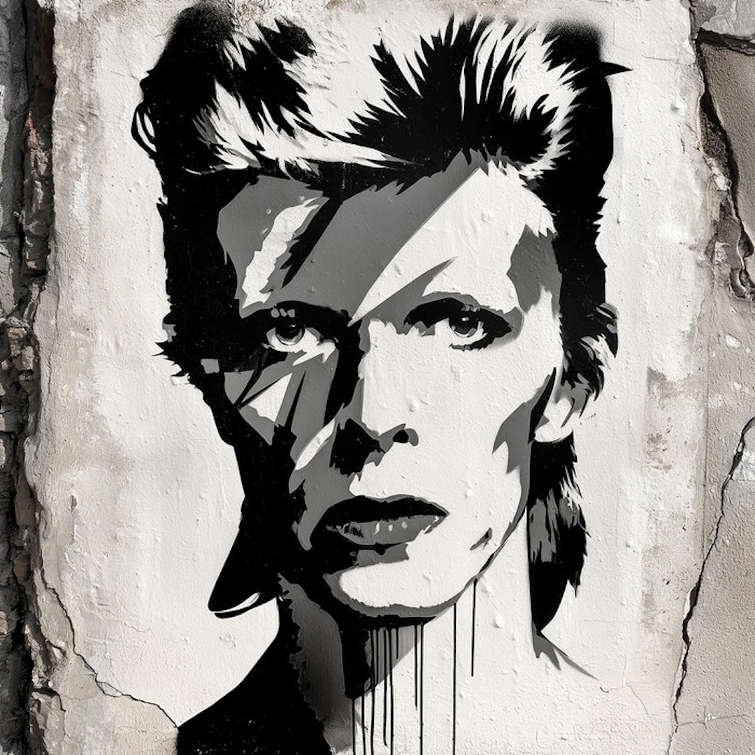 David Law (1967) - David Bowie IV (Stencil)