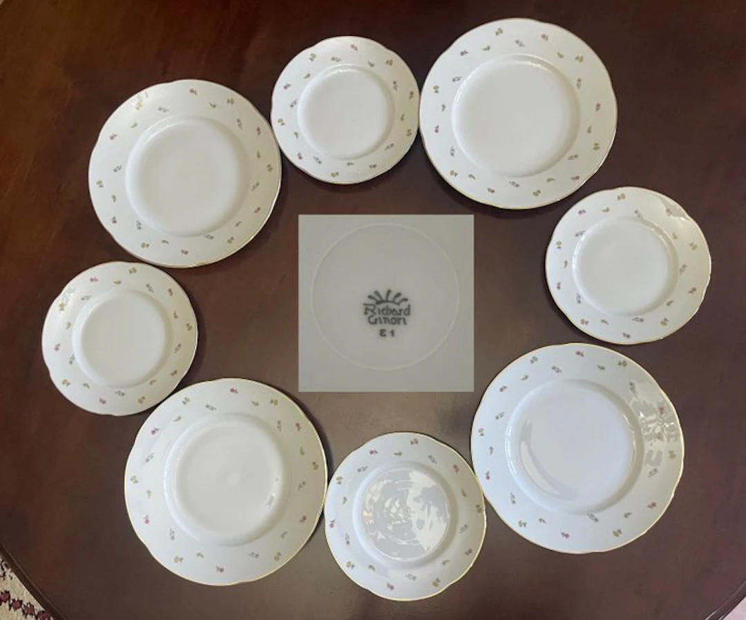 Richard Ginori - Servito per cena - Ottimi - Dish (8) - Porcelain