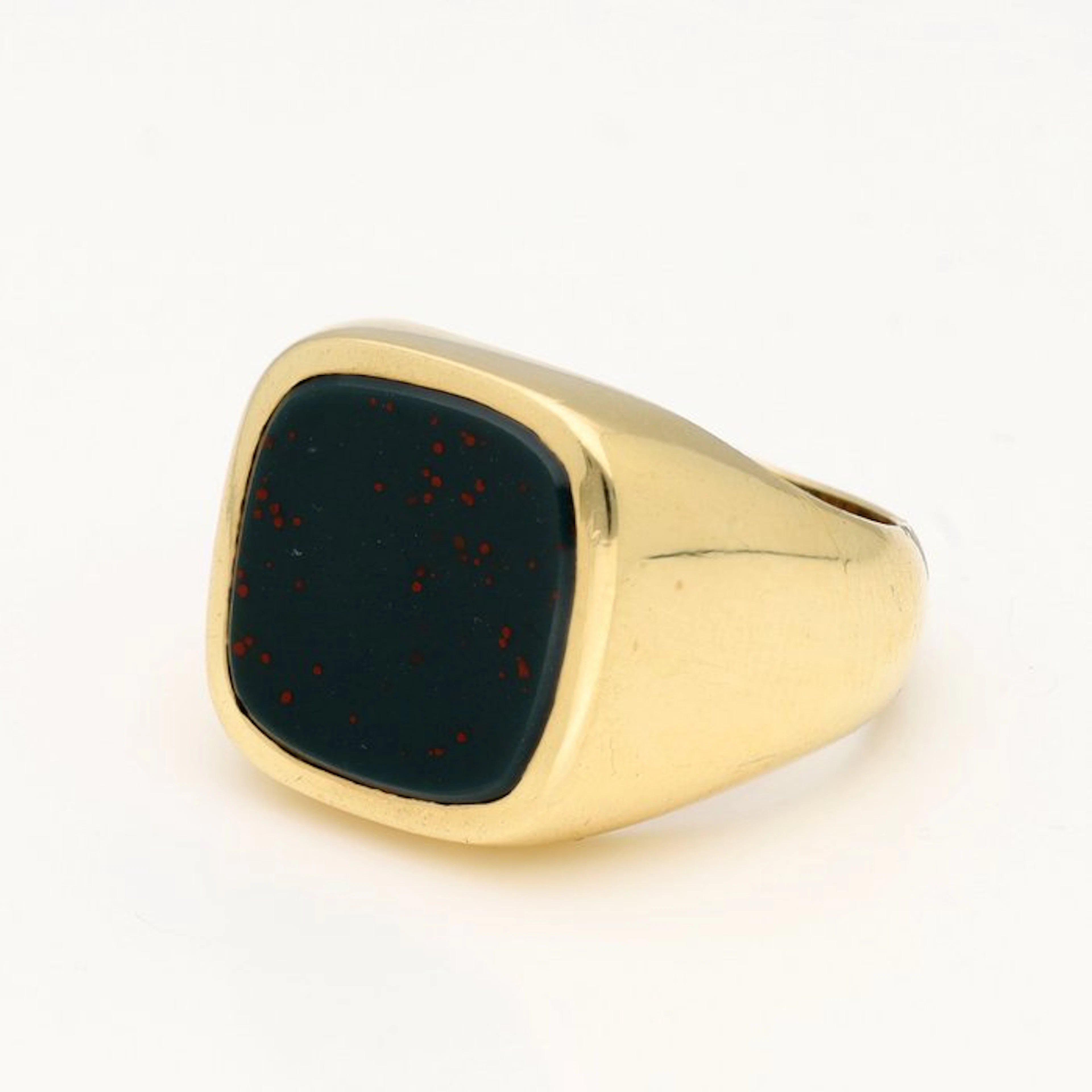 Ring - 18 kt. Yellow gold - 2.38ct. tw. - Heliotroop