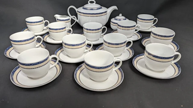 Bavaria - Tea cup set for 12 (27) - Porcelain
