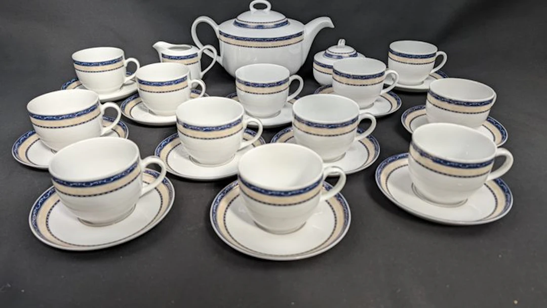 Bavaria - Tea cup set for 12 (27) - Porcelain